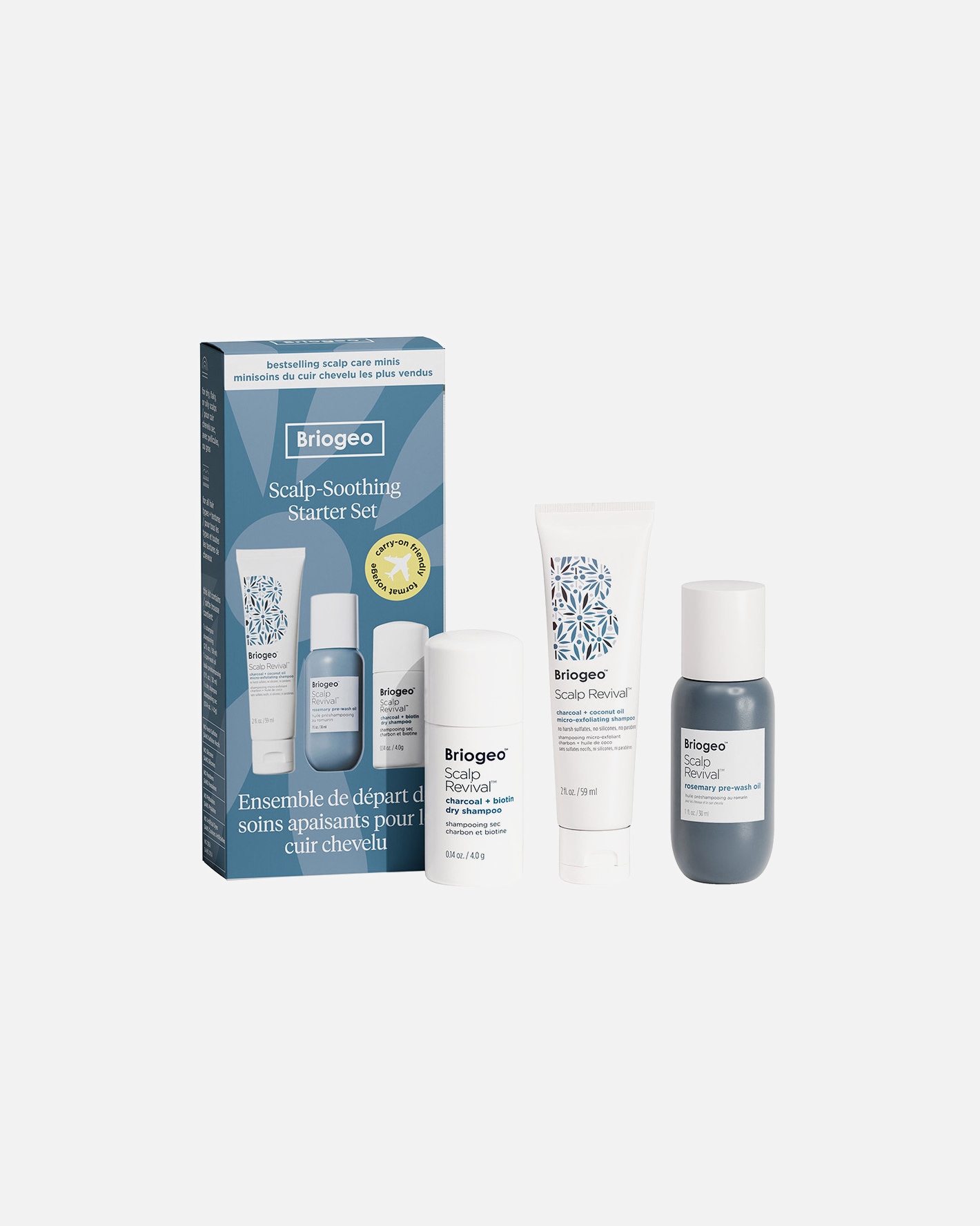 Set ingrijire par pentru Unisex Scalp Revival Scalp-Soothing Starter Set 1 bucată