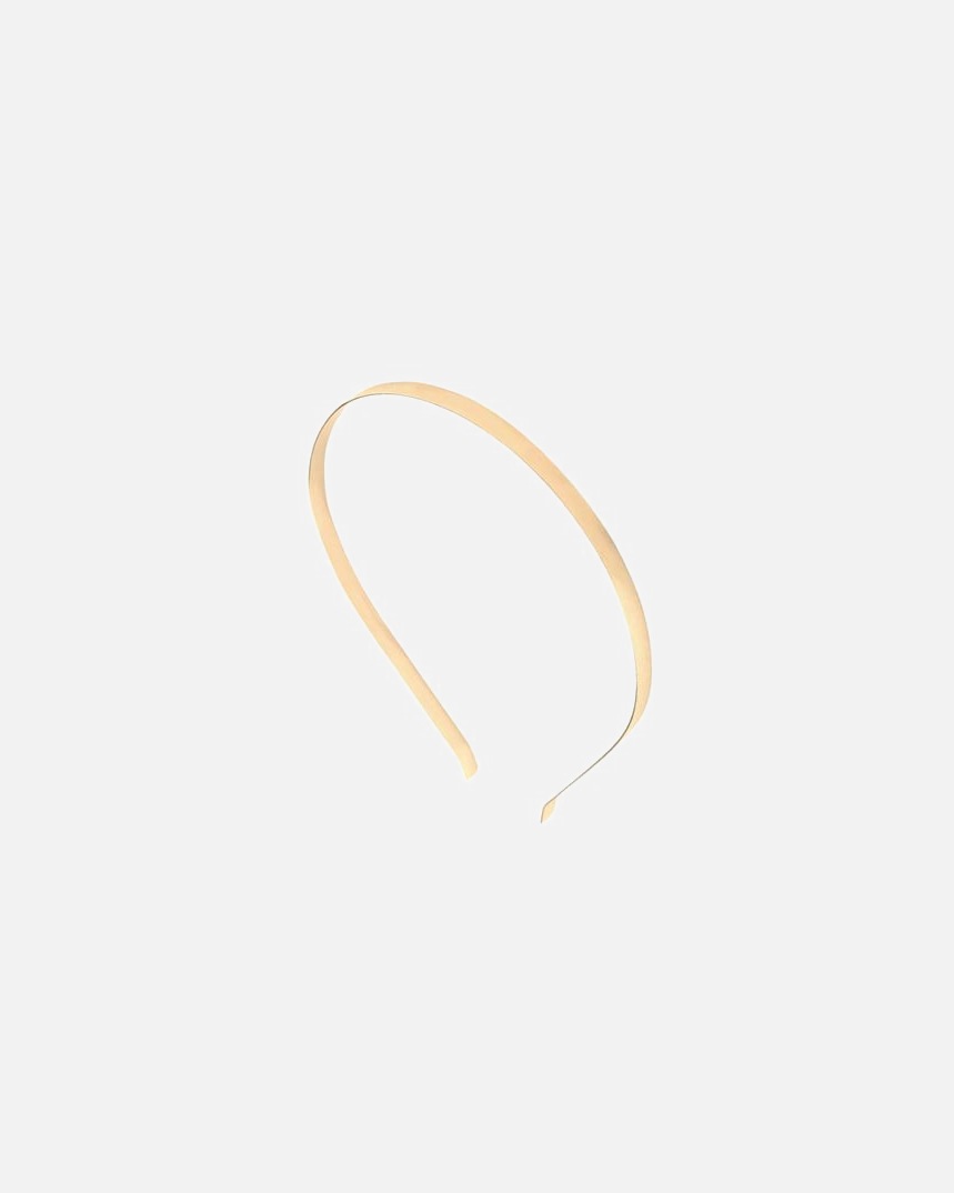 Bentita par pentru Unisex SOHO Arc Metalic de Păr Blanc Aur