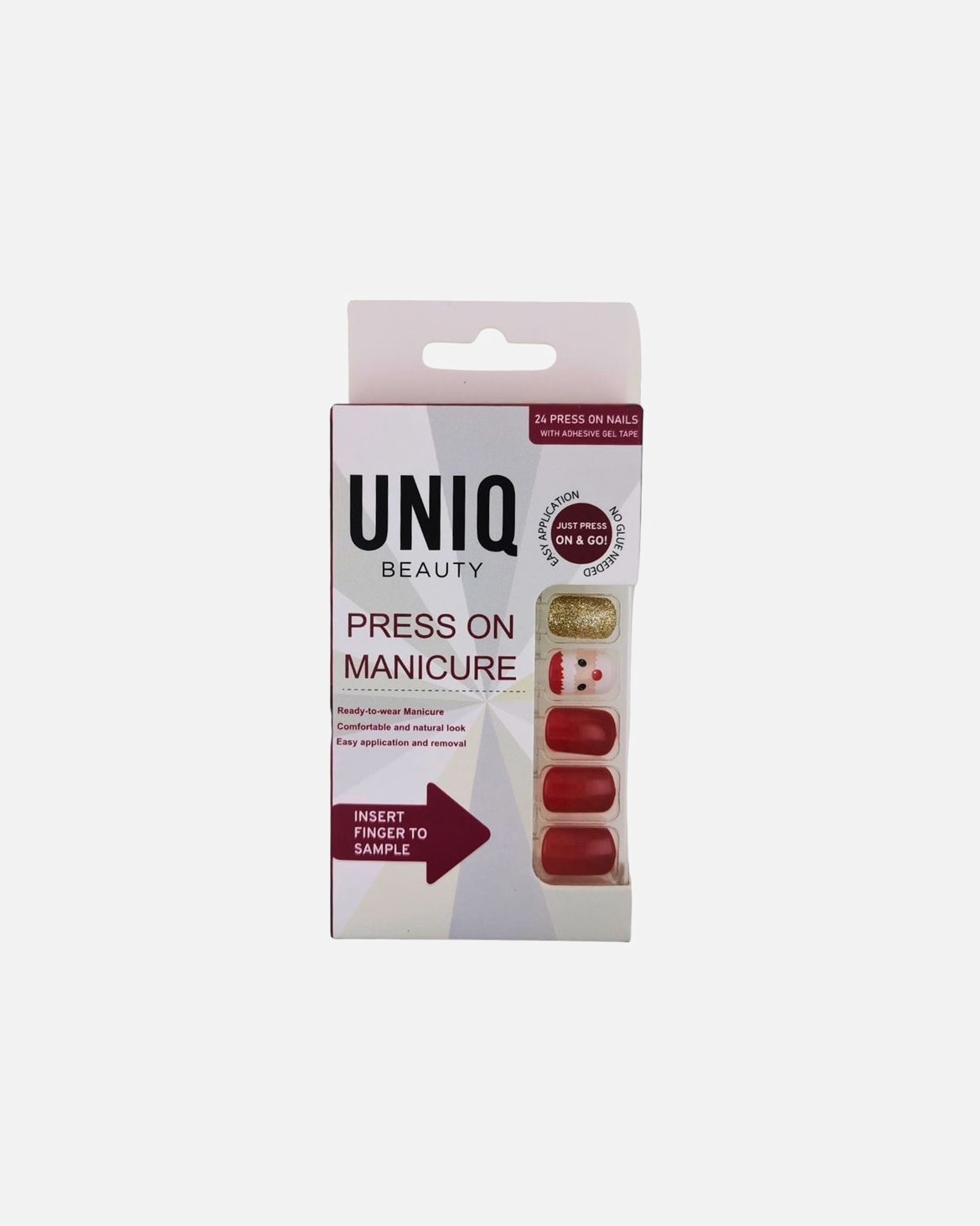 Unghii false pentru Unisex UNIQ Unghii False Tip Presă-Pe, Manichiură Instant Crăciun