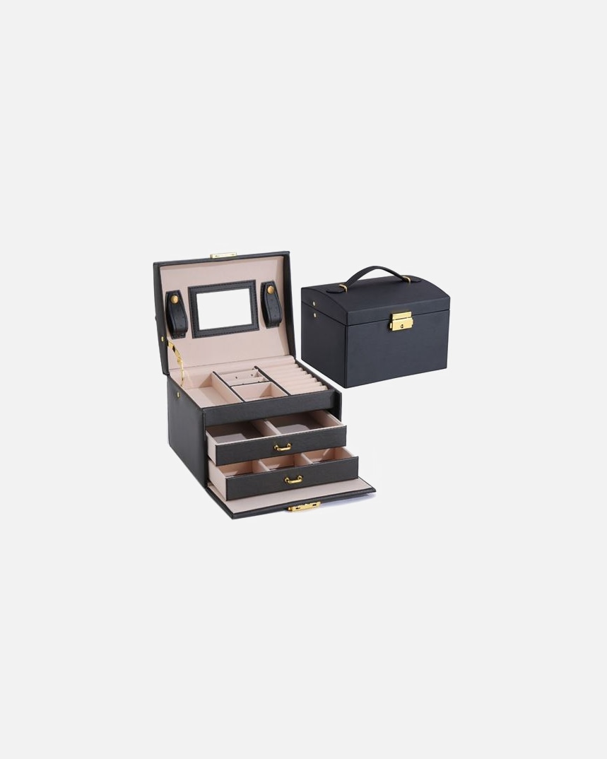 pentru Femei UNIQ Cutie Bijuterii Nellia Elegantă Negru