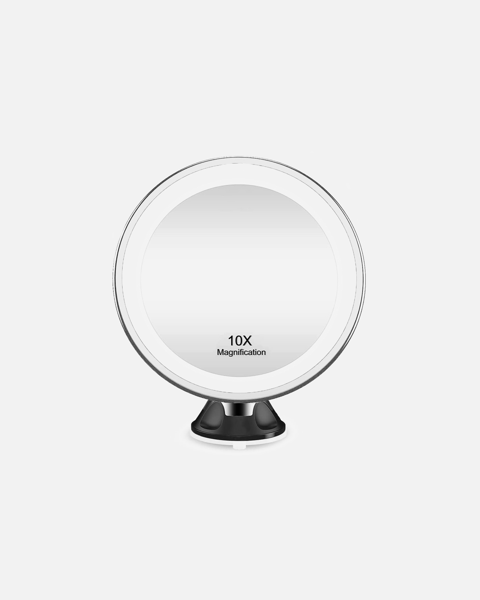 pentru Unisex UNIQ Oglindă cu Ventuză, LED și Mărire 10x - Negru Negru