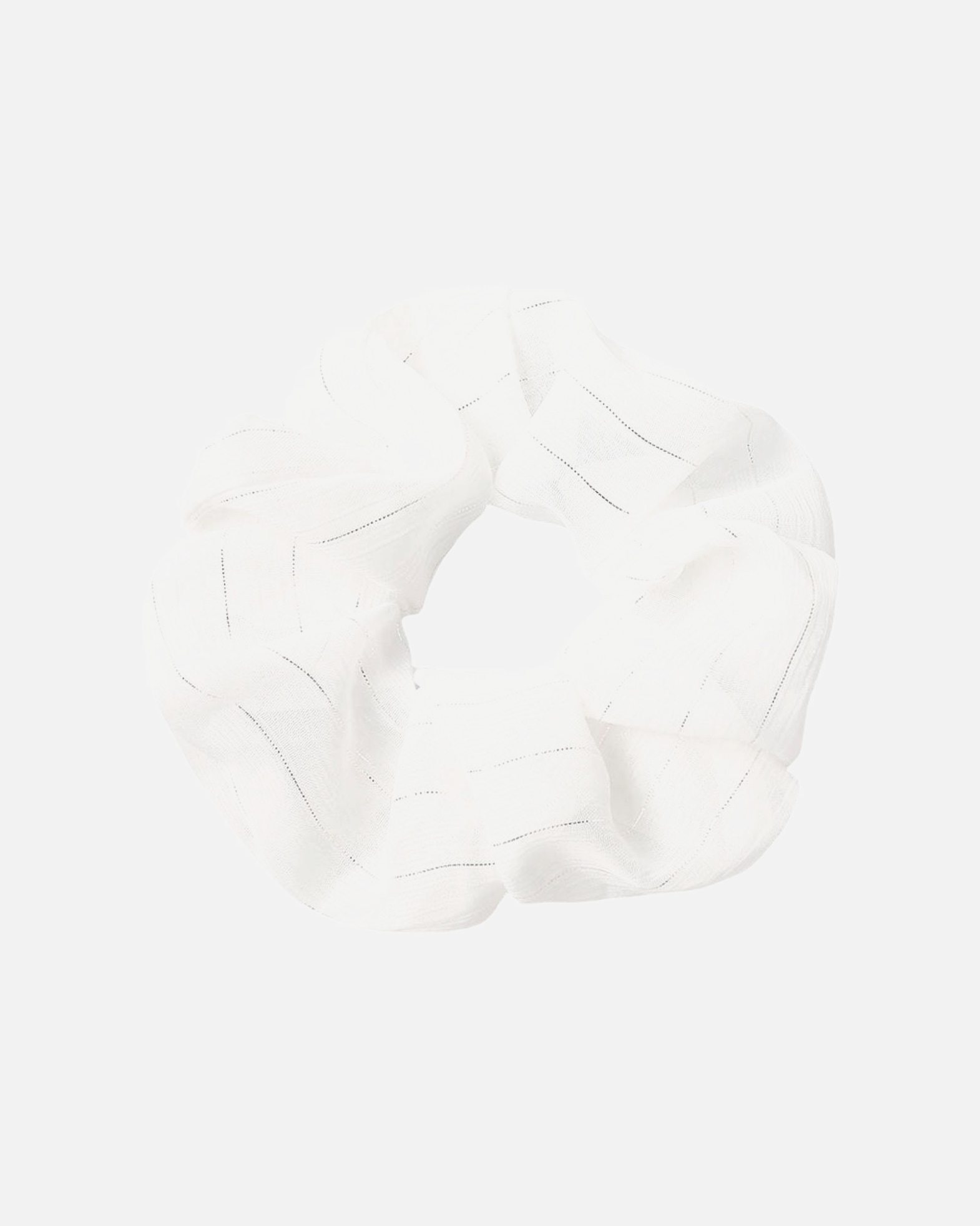Elastic pentru par pentru Femei Elastic de păr tip scrunchie Alb