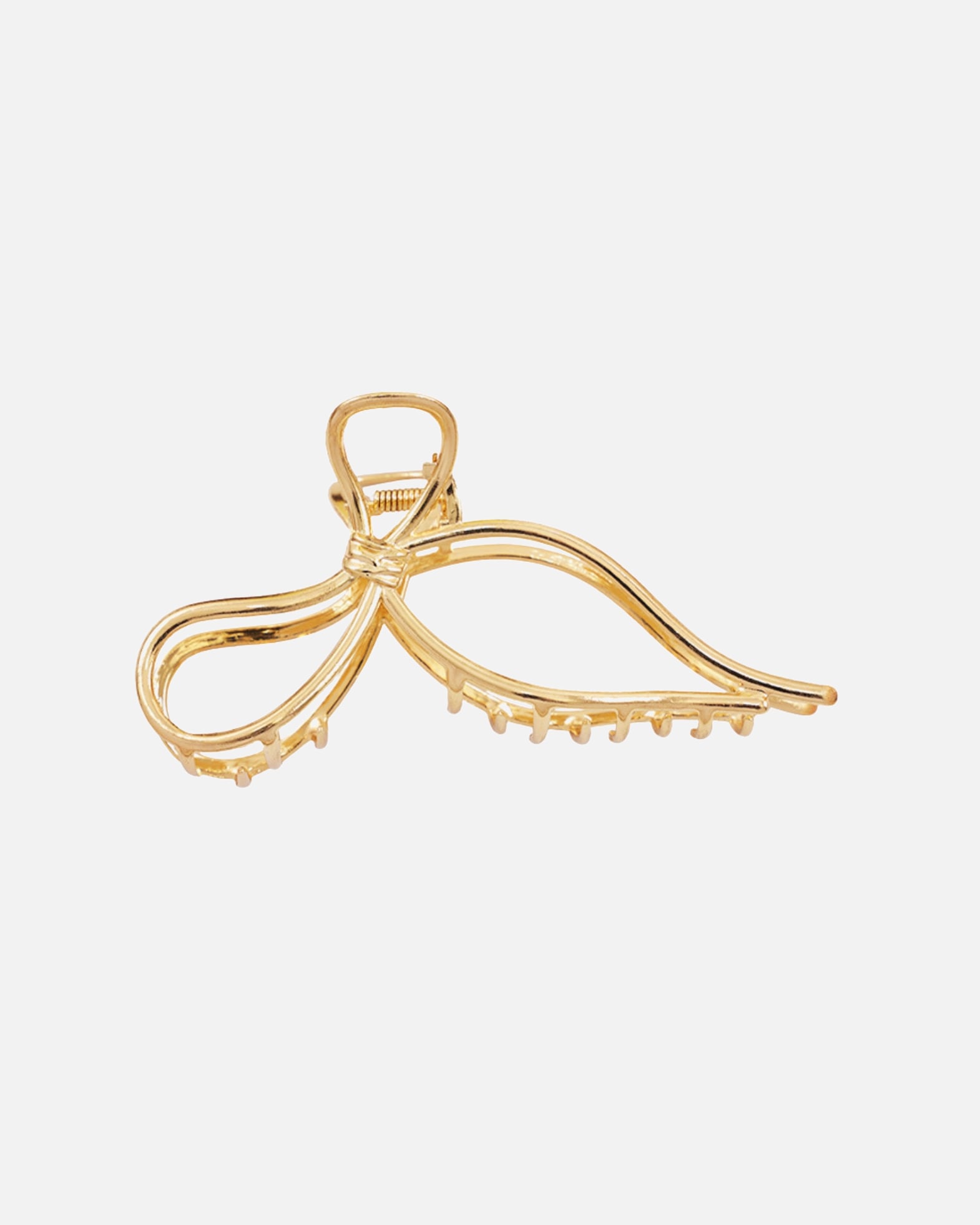 Agrafa pentru par pentru Unisex SOHO Clama de par Bow, Design Funda, Aurie, . x Auriu