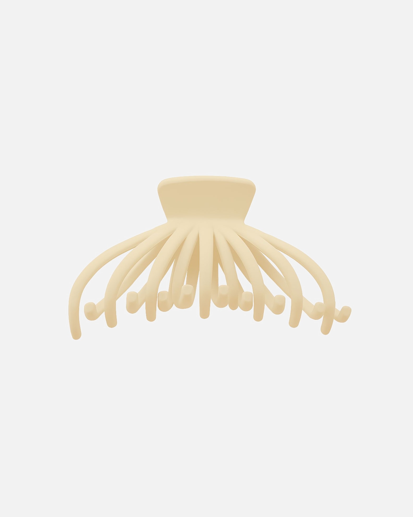 Agrafa pentru par pentru Unisex SOHO Elida Hair Clip Clama de par mare din plastic Negru 12 x 5 cm Nisip
