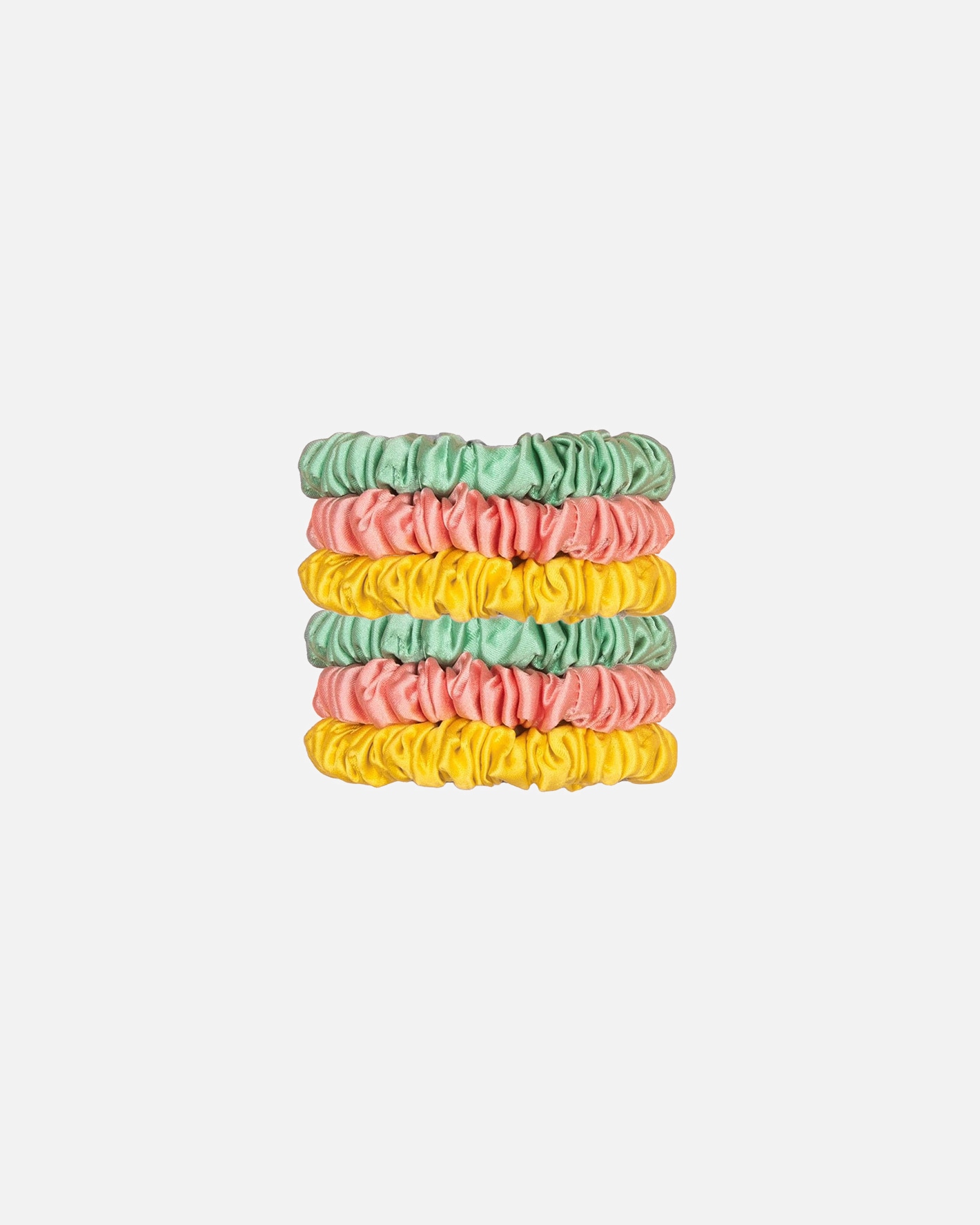 Accesorii pentru par pentru Unisex SKINNY SILK SCRUNCHIE SET VIBRANT