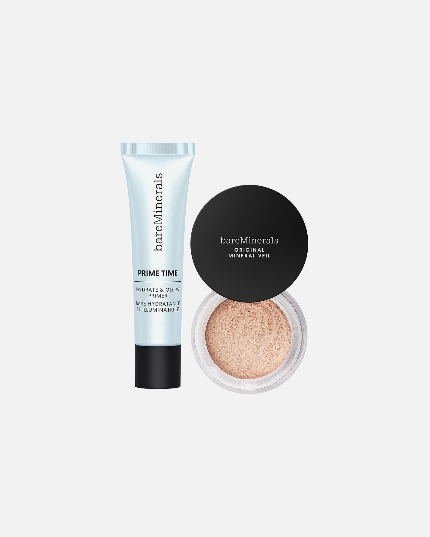 set machiaj pentru Unisex bareMinerals Complexion Heroes Prime & Set Duo 1 bucată