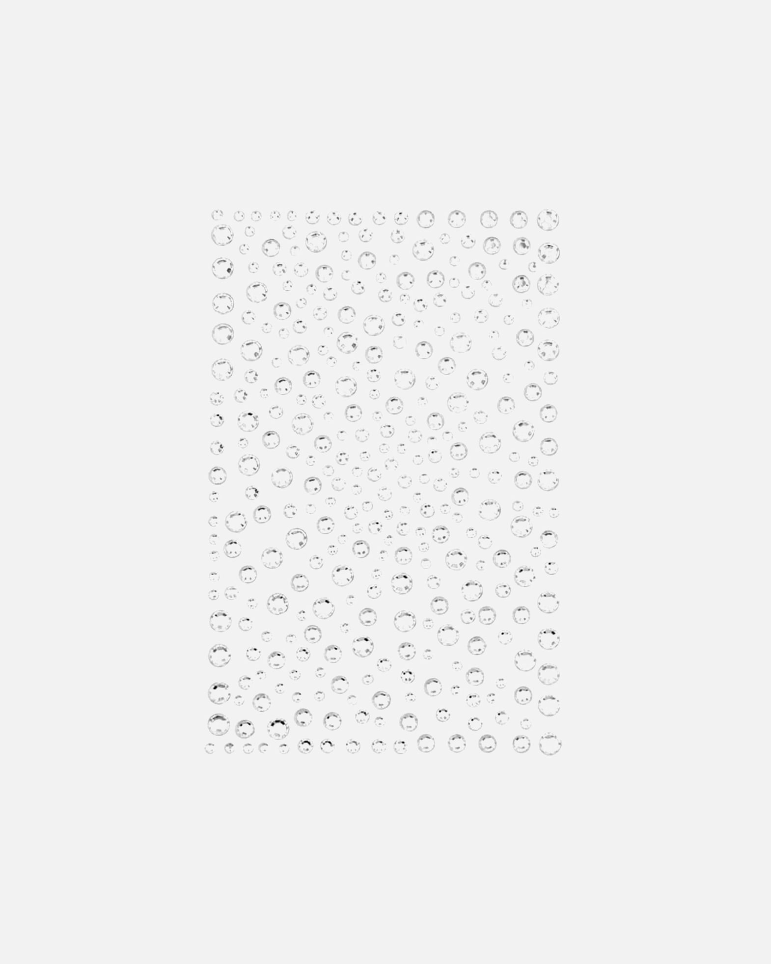 Accesorii pentru par pentru Unisex SOHO Dazzling Pietre Autocolante Strălucitoare din Argintiu