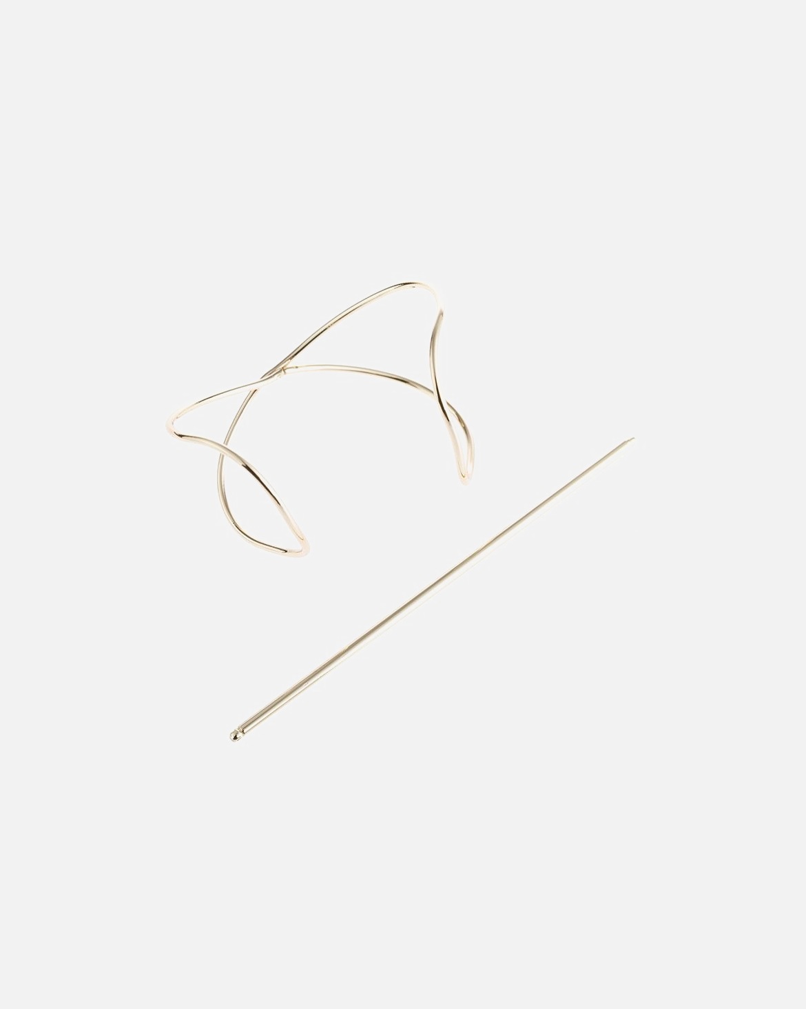 Agrafa / Clips pentru par pentru Femei SOHO Agrafă de păr decorativă X Aur