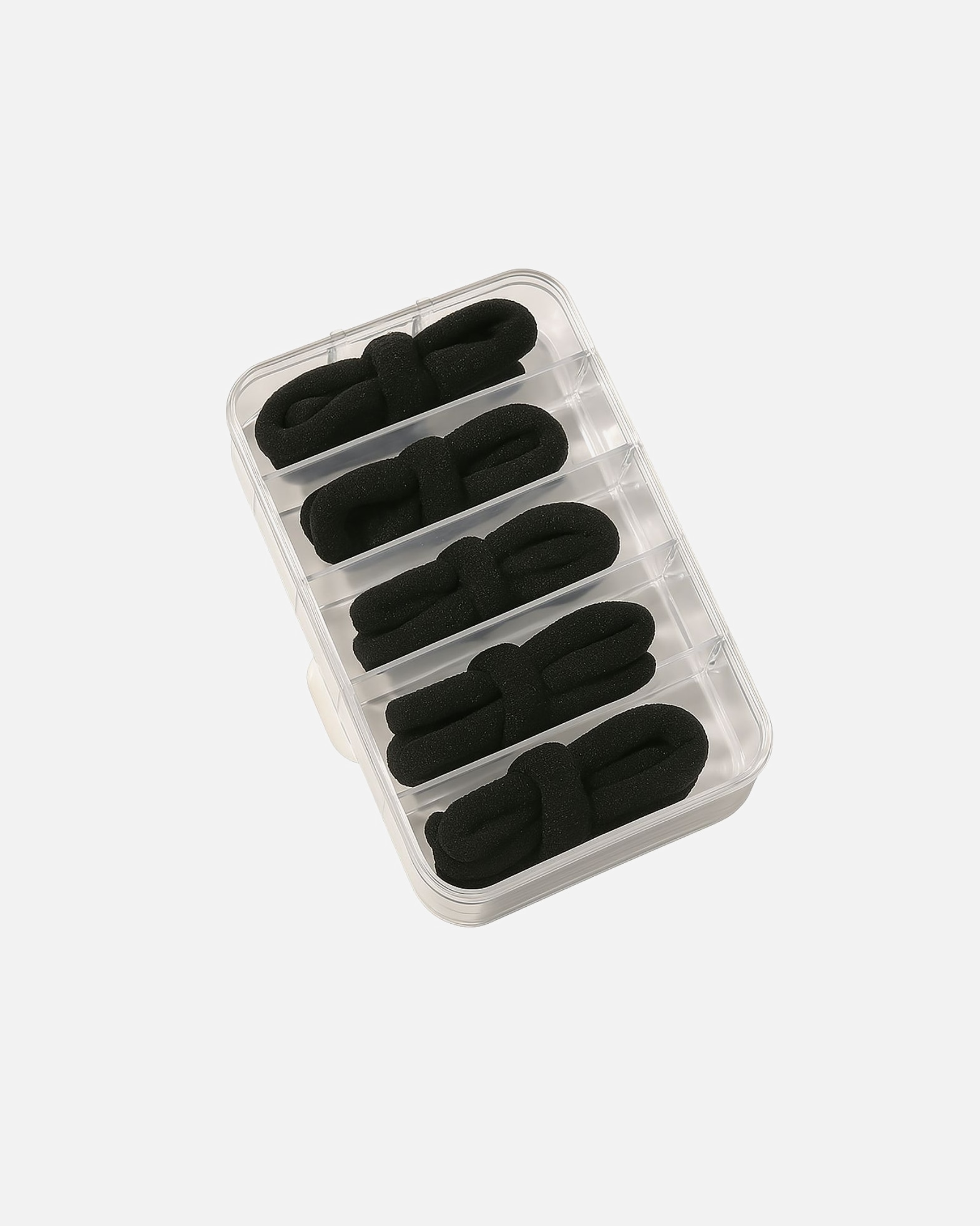 Elastic pentru par pentru Femei SOHO Elastice de păr Lin pentru coafuri delicate Negru