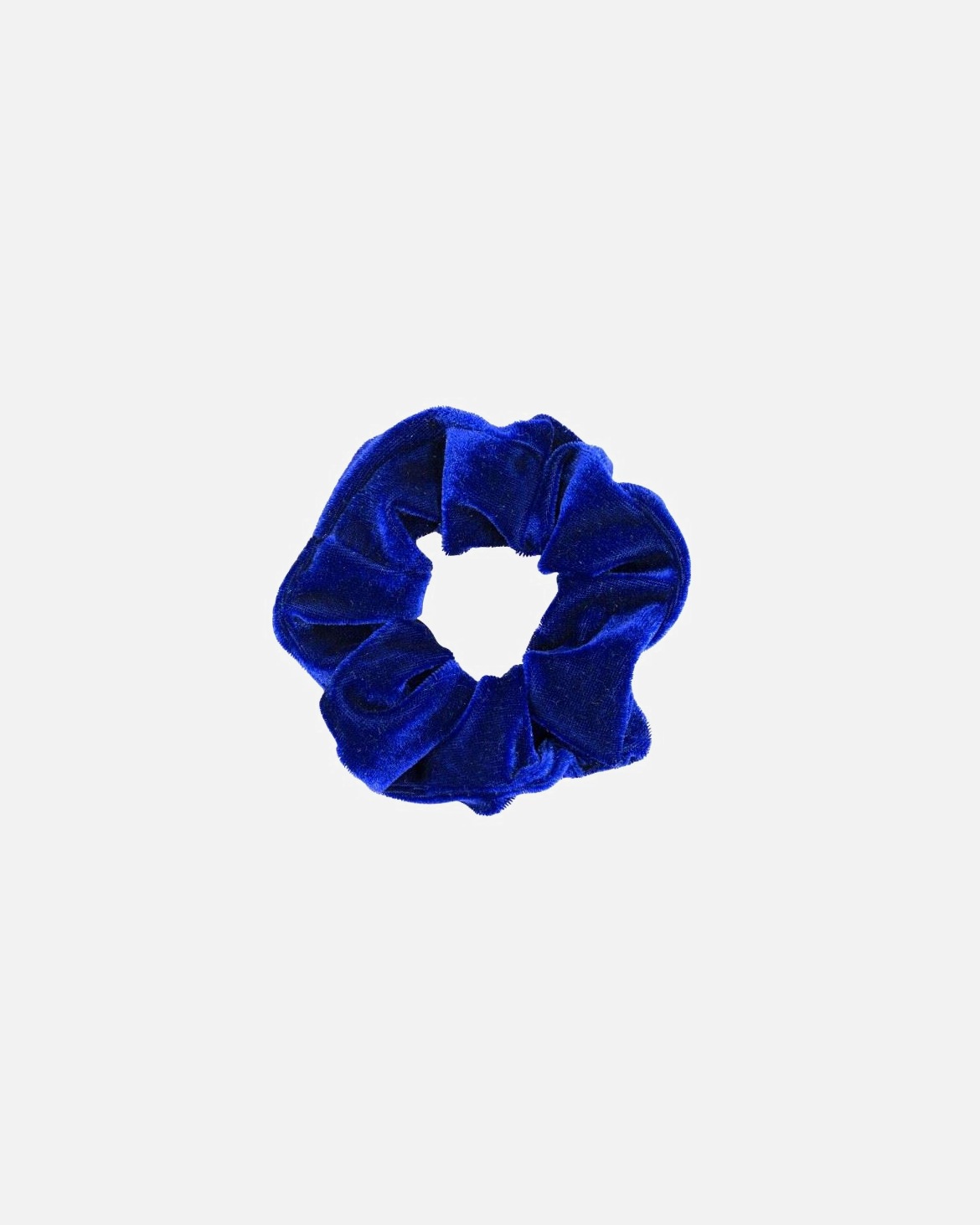 Elastic pentru par pentru Unisex SOHO Elastic de Păr Scrunchie din Catifea cu Imprimeu Albastru regal
