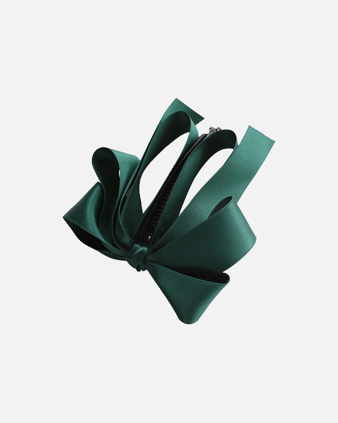 Agrafa / Clips pentru par pentru Unisex SOHO Clips de păr tip banană cu fundițe elegante Verde închis