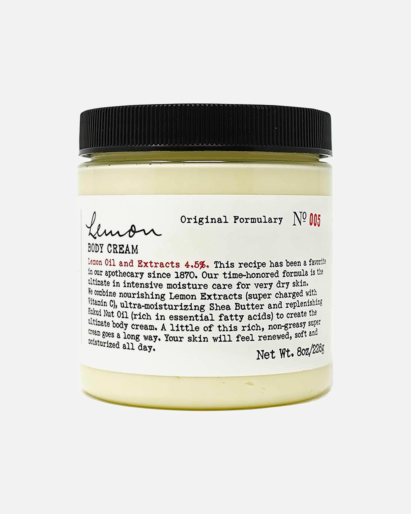 Lotiune pentru corp pentru Unisex Lemon Body Cream 226 ml
