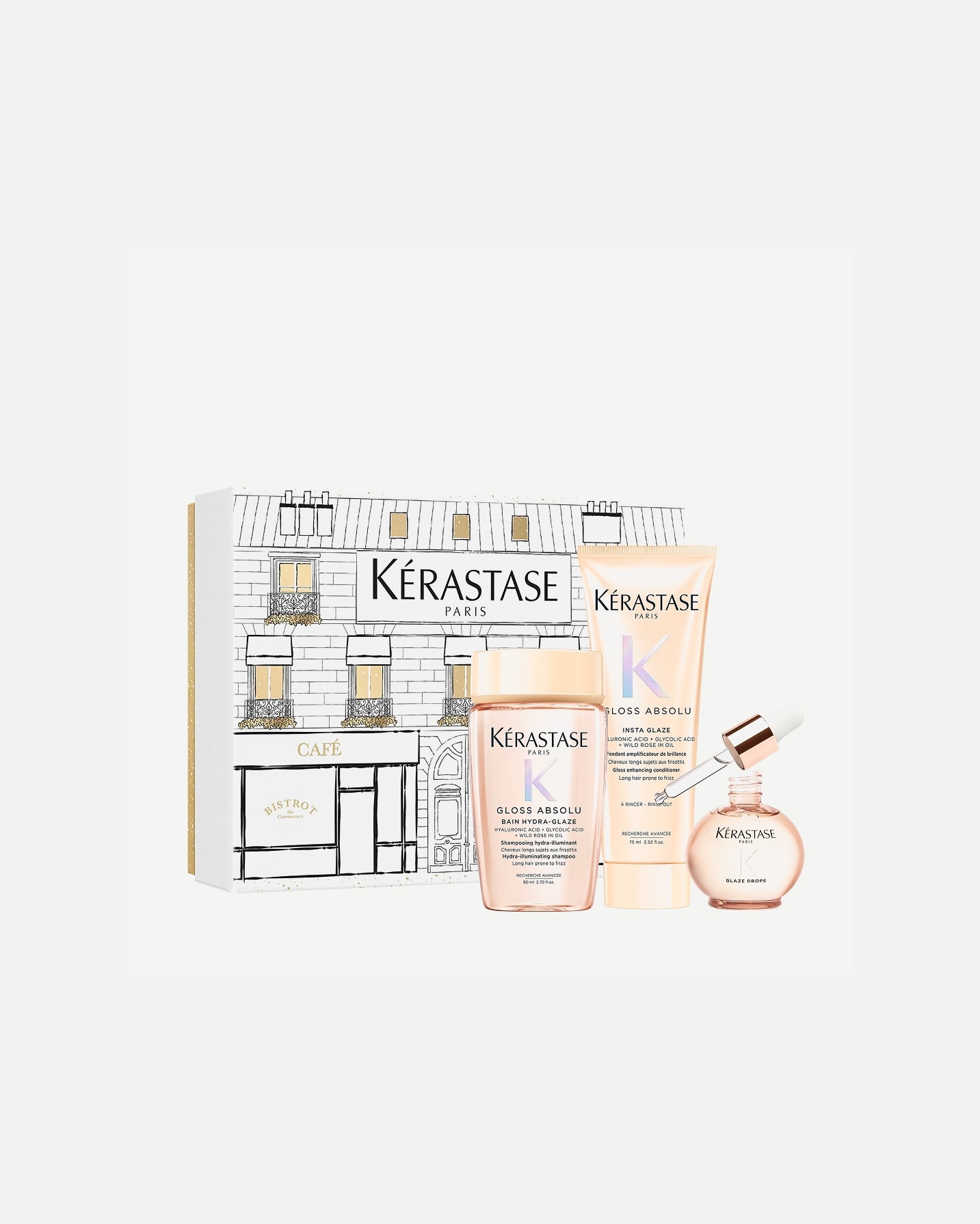 Set ingrijire par pentru Femei Kérastase Gloss Absolu Gloss Absolu Trio X-Mas Gift Set 1 buc.