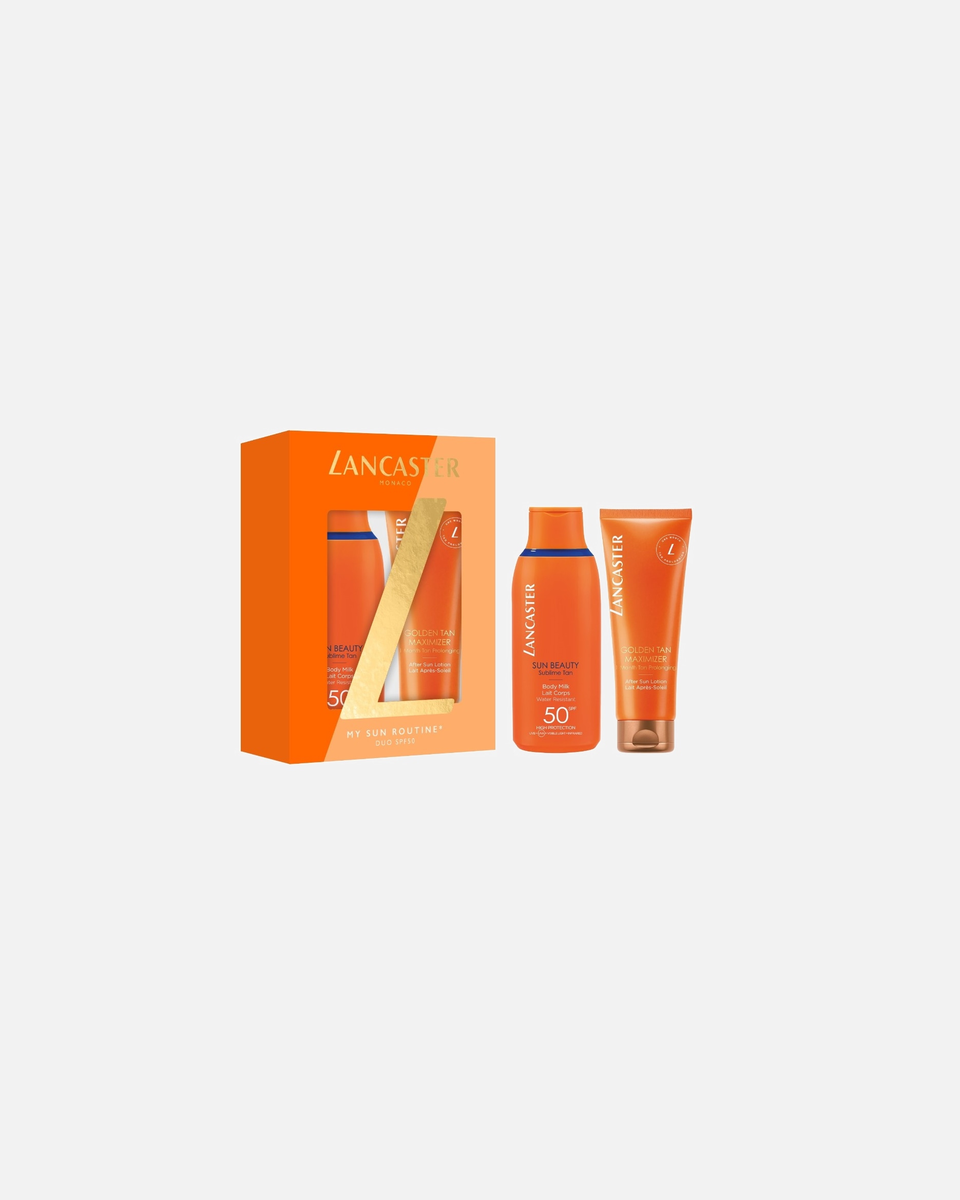 Set protectie solara pentru Unisex Lancaster Sun Beauty My Sun Routine 1 bucată