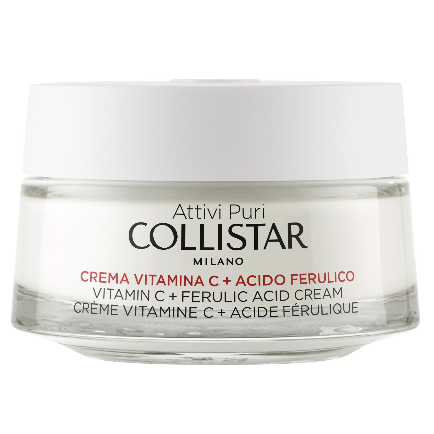 Crema de fata pentru Collistar Attivi Puri Pure Active Vitamin C + Ferulic Acid Cream 50 ml