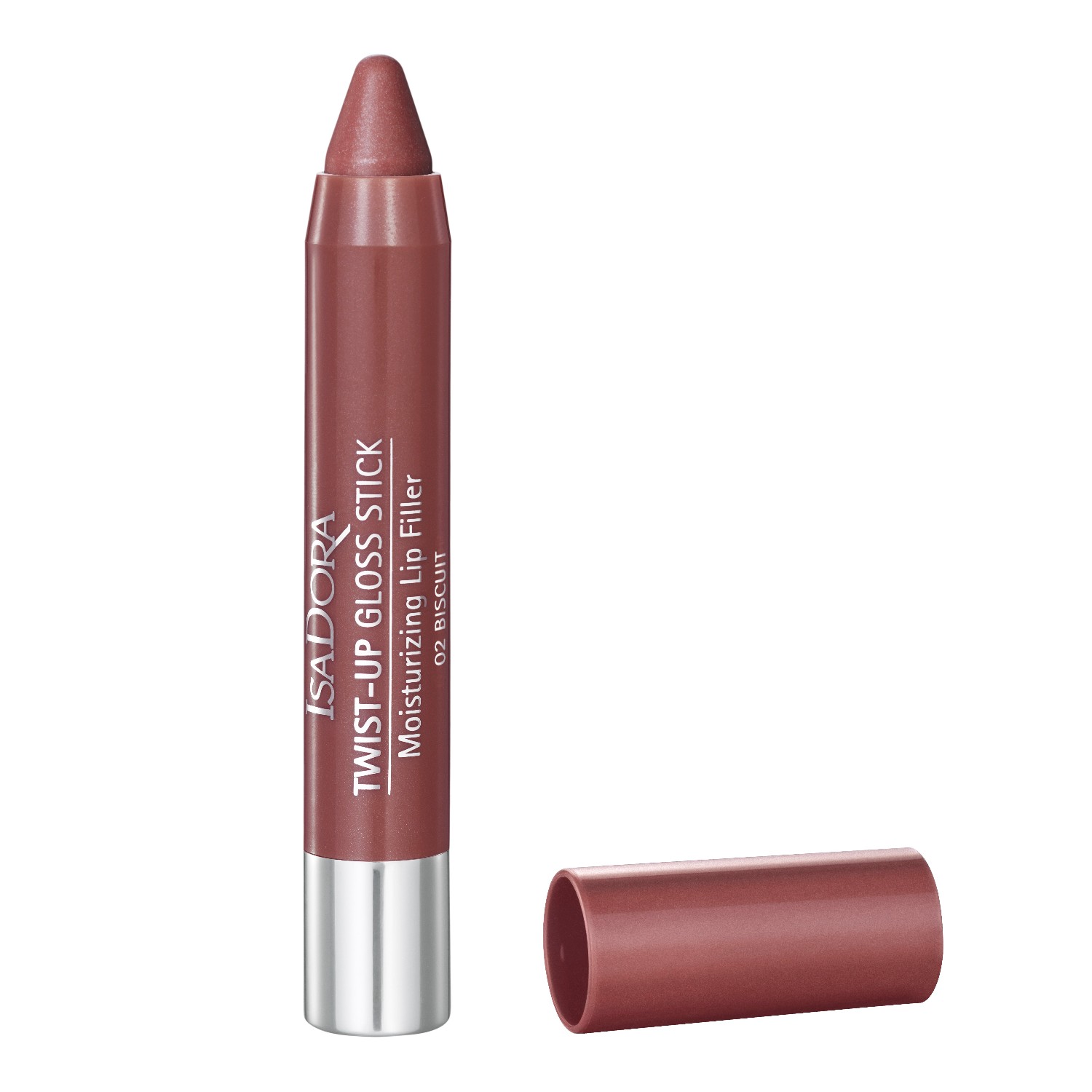 Gloss de buze pentru Isadora Twist-Up Gloss Stick 02 - Biscuit