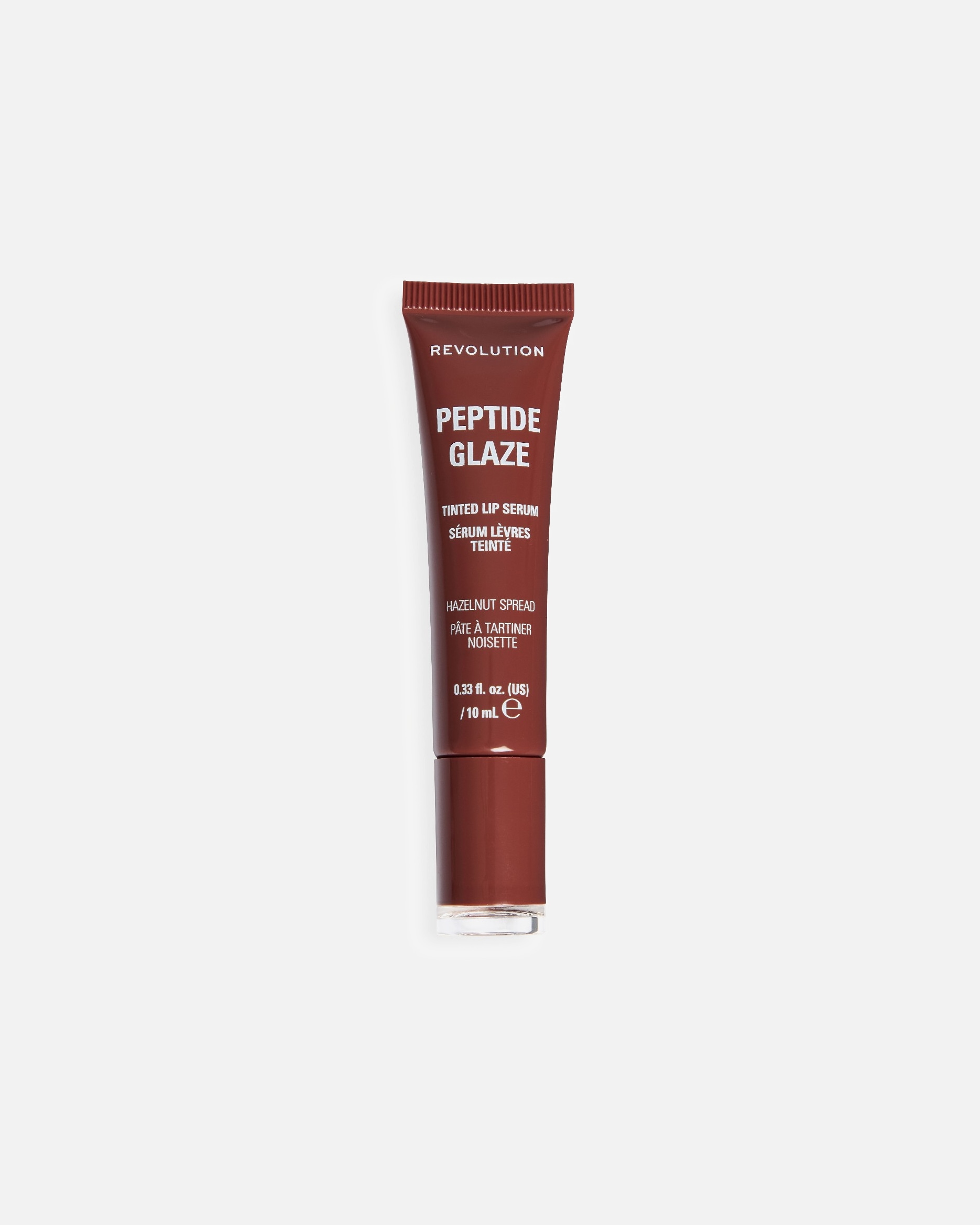Gloss de buze pentru Unisex REVOLUTION TINTED PEPTIDE GLAZE HAZELNUT SPREAD