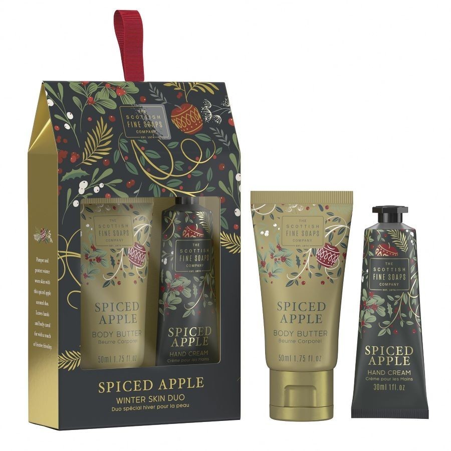 Set ingrijire corp pentru Scottish Fine Soaps Spiced Apple Winter Skin Duo 1 buc.
