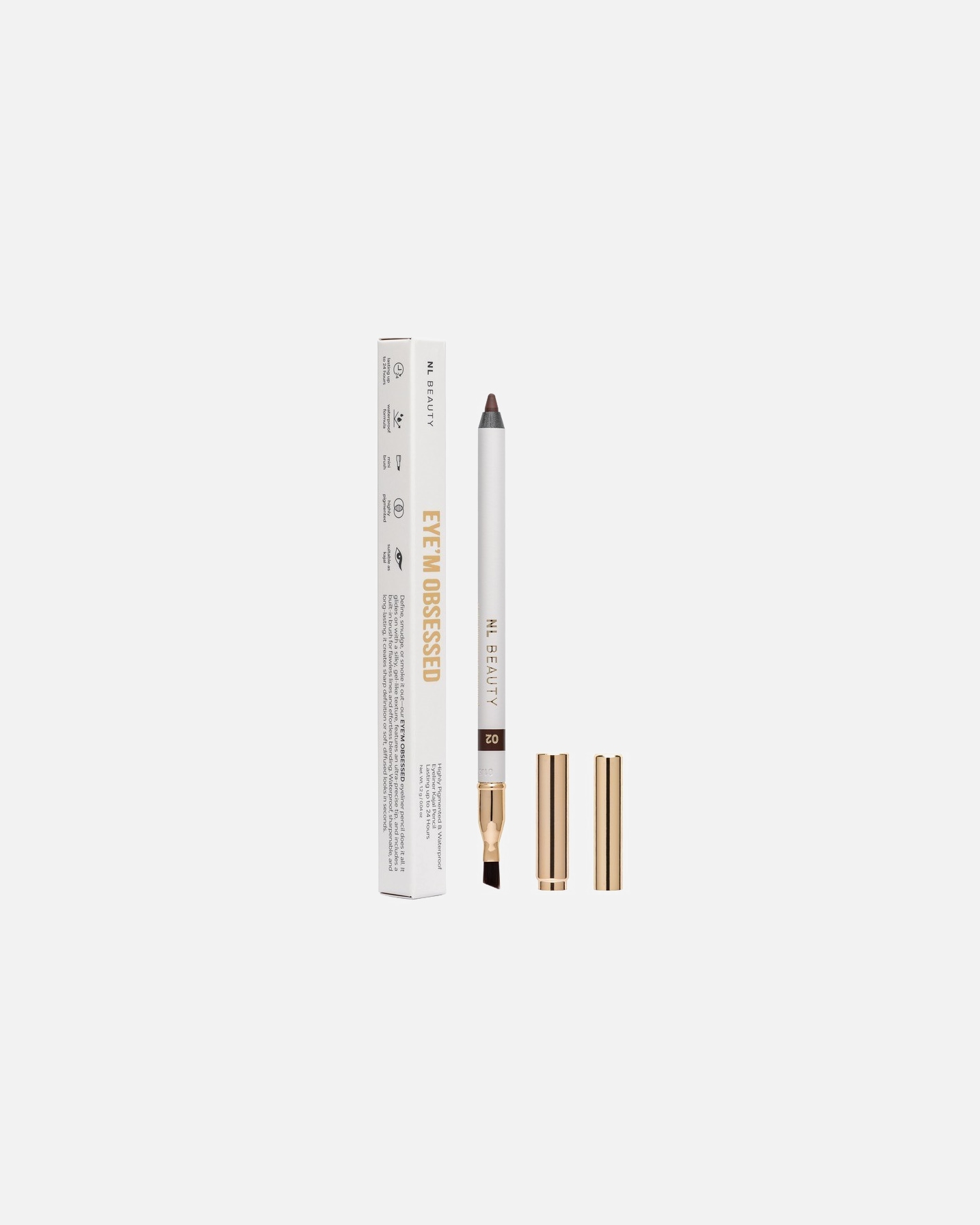 Eyeliner pentru Unisex NL Beauty Eye’M Obsessed 2 - BROWN