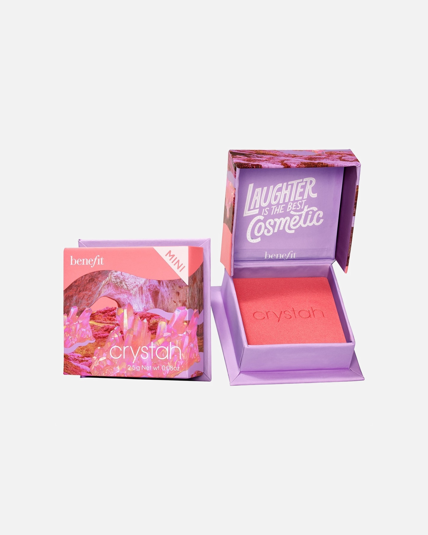 Fard obraji pentru Unisex Silky-Soft Powder Mini STRAWBERRY PINK