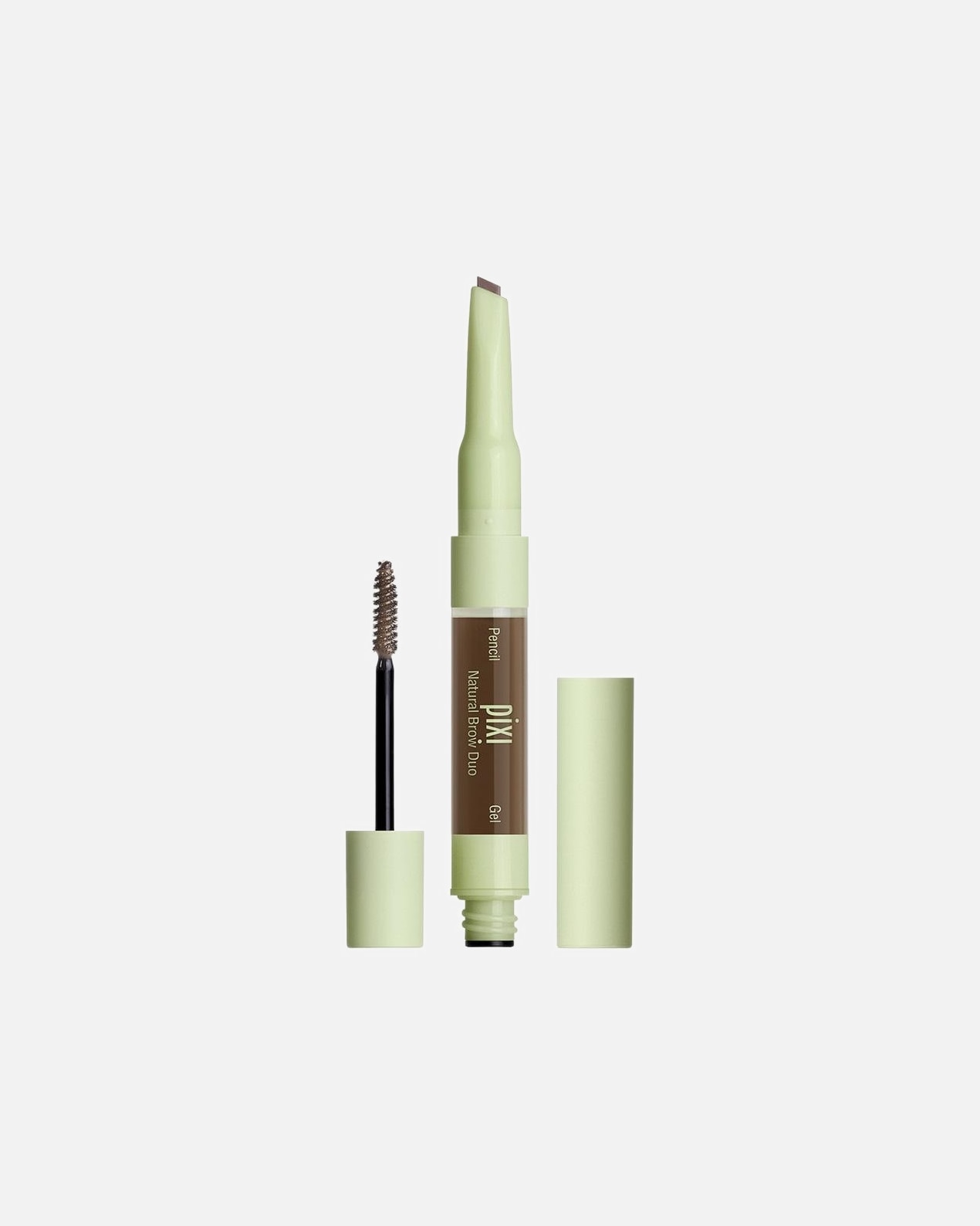 Creion sprancene pentru Unisex Pixi Natural Brow Duo NATURAL - NATURAL BROWN