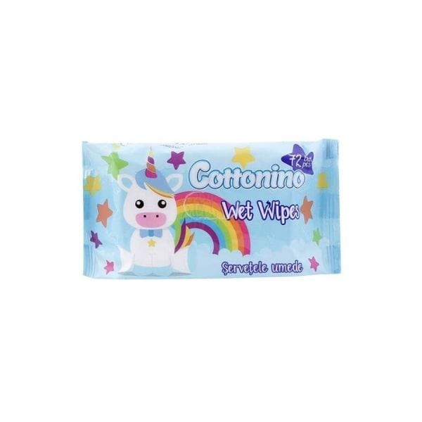 Prosop umed revigorant pentru Cottonino Default Brand Line Unicorn Baby Wet Wipes 1 buc.