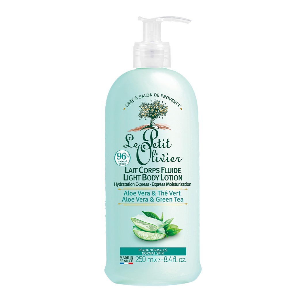 Lapte de corp pentru Le Petit Olivier Light Body Lotion Aloe Vera & The Vert 250 ml