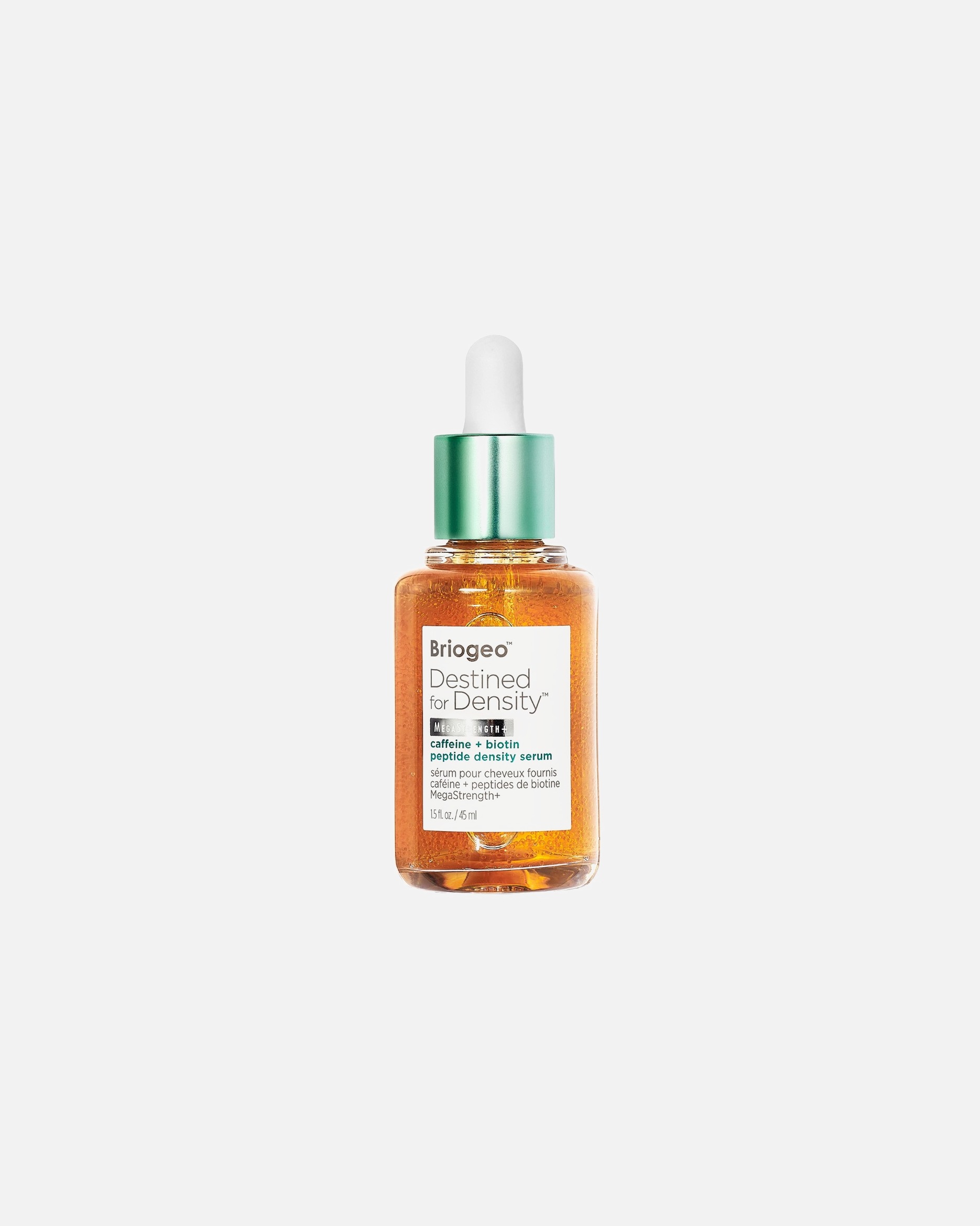 Ser pentru par pentru Unisex Briogeo MegaStrength+ Caffeine + Biotin Peptide Density Serum 45 ml