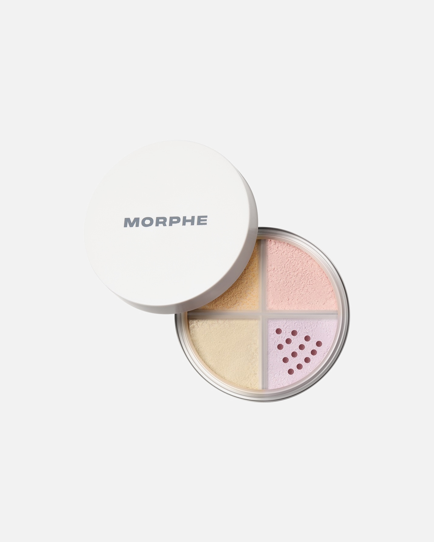 Pudra pentru Unisex Morphe BAKE & SET LOOSE POWDER QUAD BRIGHT BALANCE