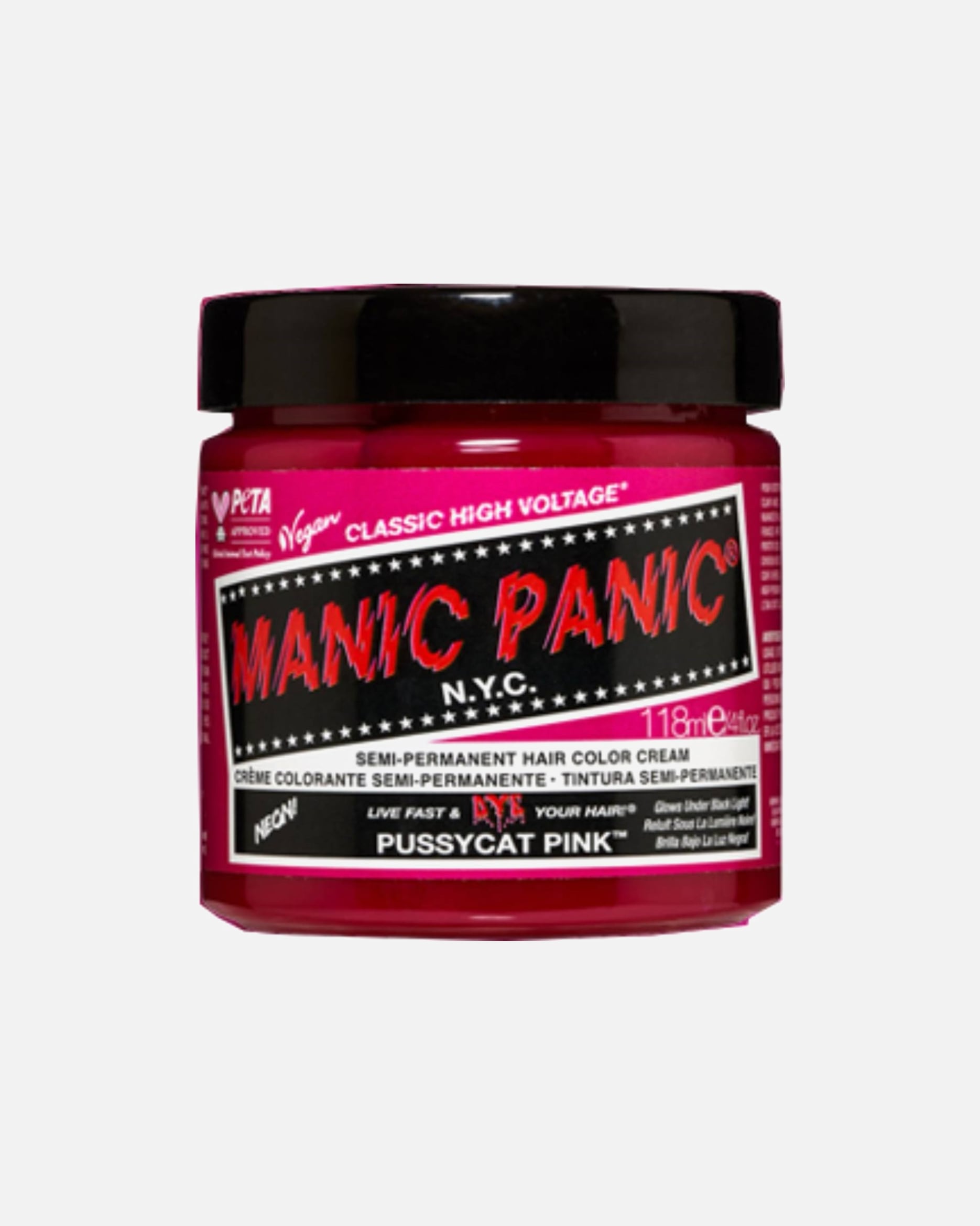Vopsea nuantatoare par pentru Unisex High Voltage Classic Pussycat Pink