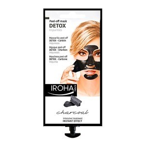 masca cu carbune activ pentru Iroha Black Peel-off MaskCharcoal-Detox 1 buc.