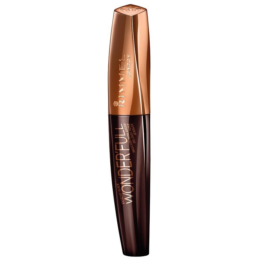 Mascara pentru Rimmel London Mascara Wonder'Full Argan Extreme Black 001 - BLACK