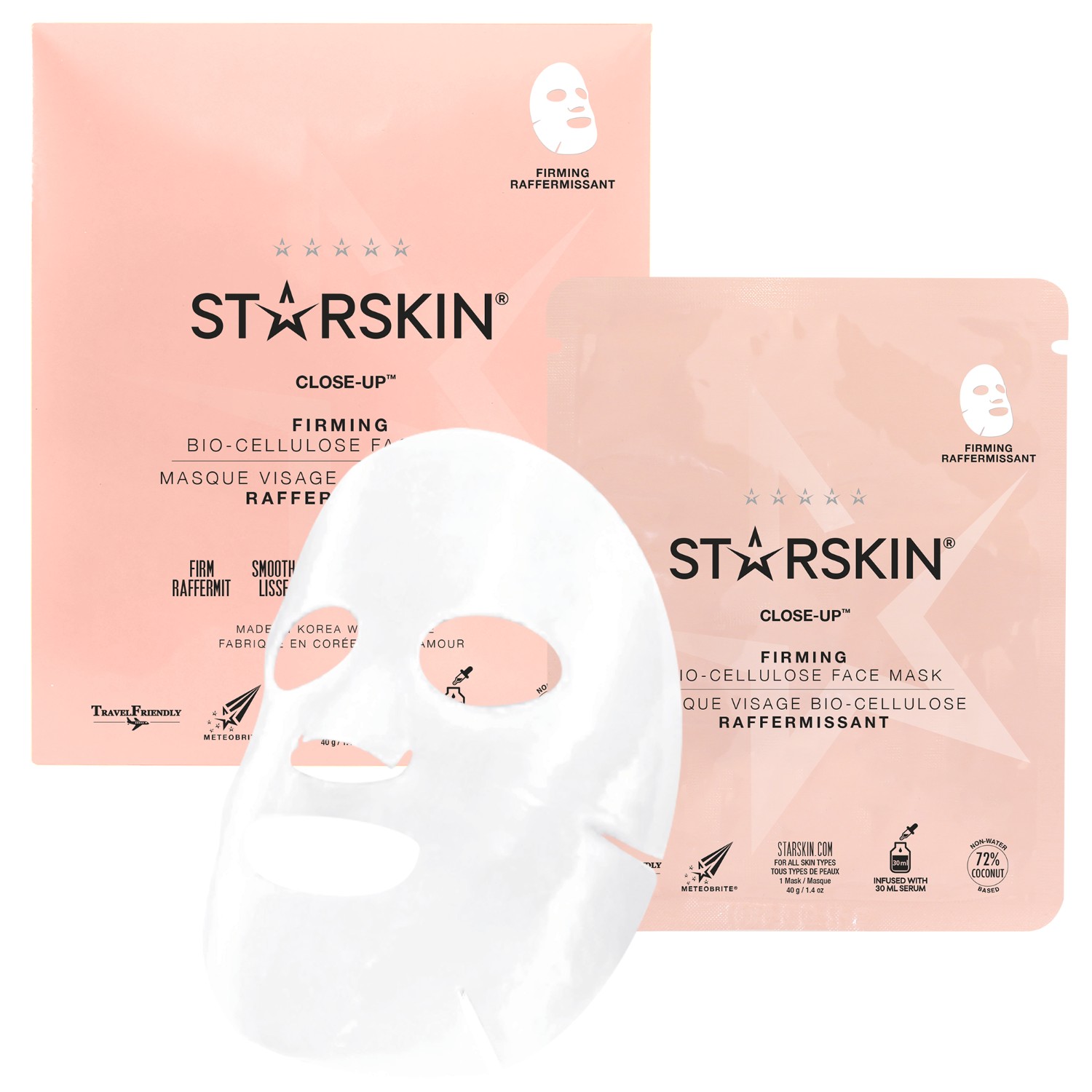 Masca hidratanta pentru STARSKIN ® Firming Bio-Cellulose Face Mask 30 ml