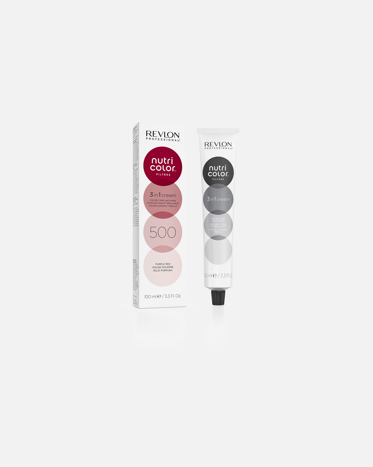 Vopsea de par pentru Unisex 3 in 1 Cream Nr. 500