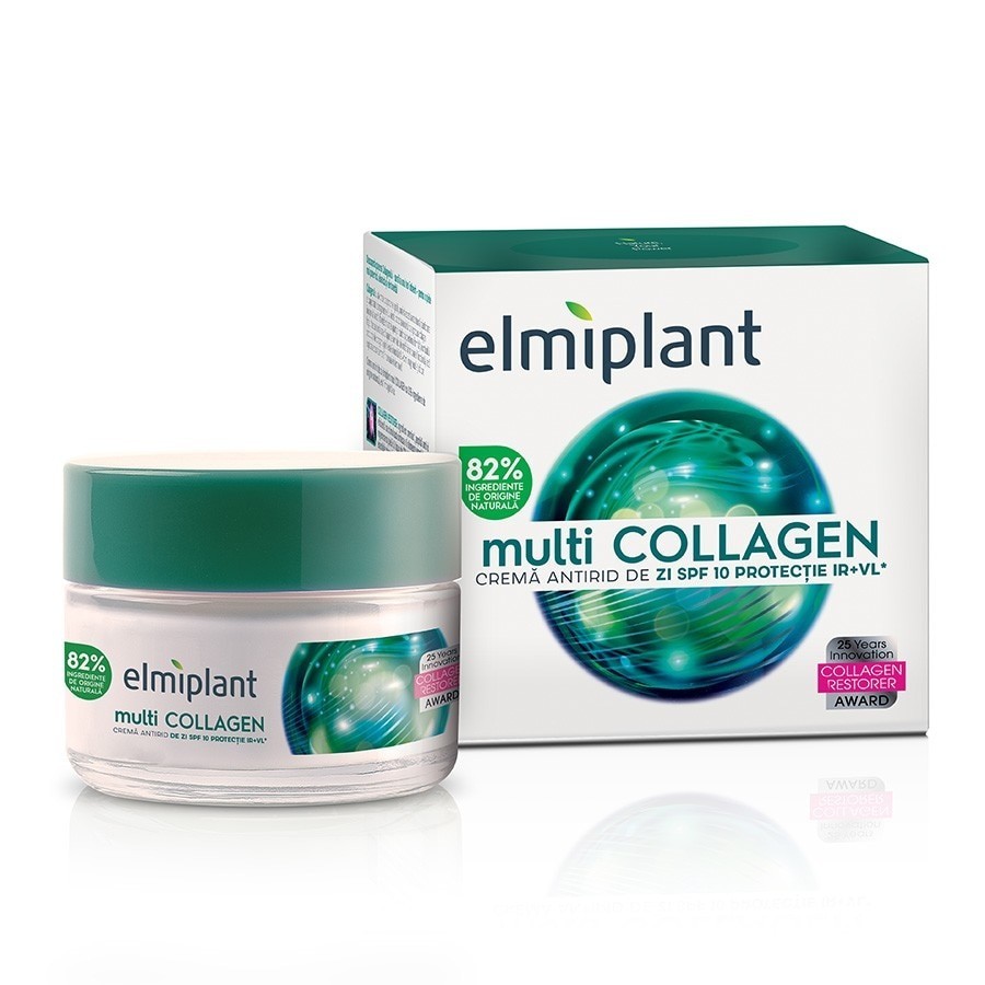 Crema de fata pentru Elmiplant Default Brand Line Crema Antirid de Zi multiCollagen SPF10 50 ml