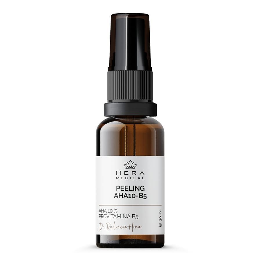 Peeling pentru fata pentru Hera Medical Default Brand Line Peeling AHA10-B5, AHA 10 % Si Provitamina B5 30 ml