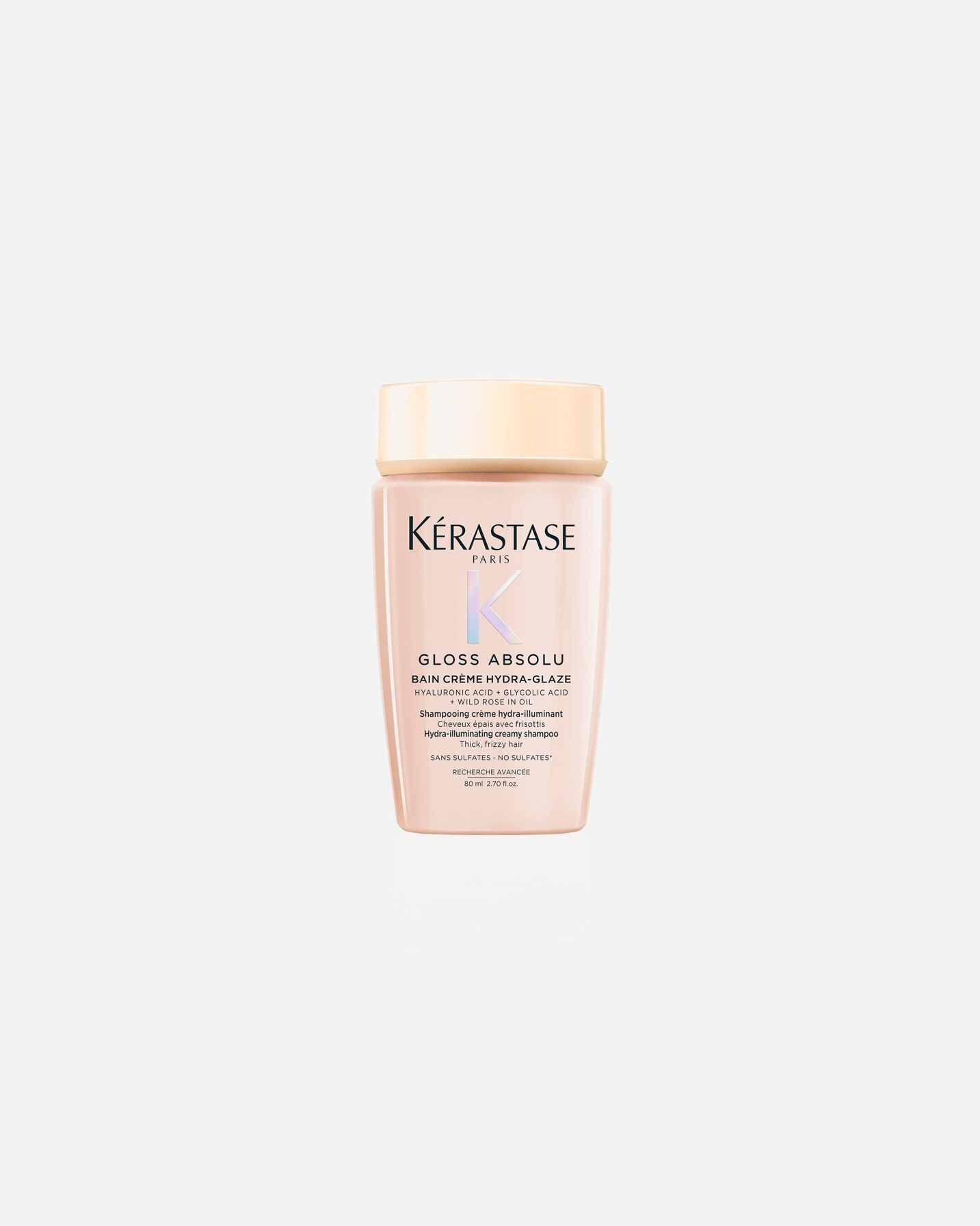 Sampon pentru Unisex Kérastase Gloss Absolu Creme Hydra-Glaze Thick Frizzy Hair Shampoo 80 ml