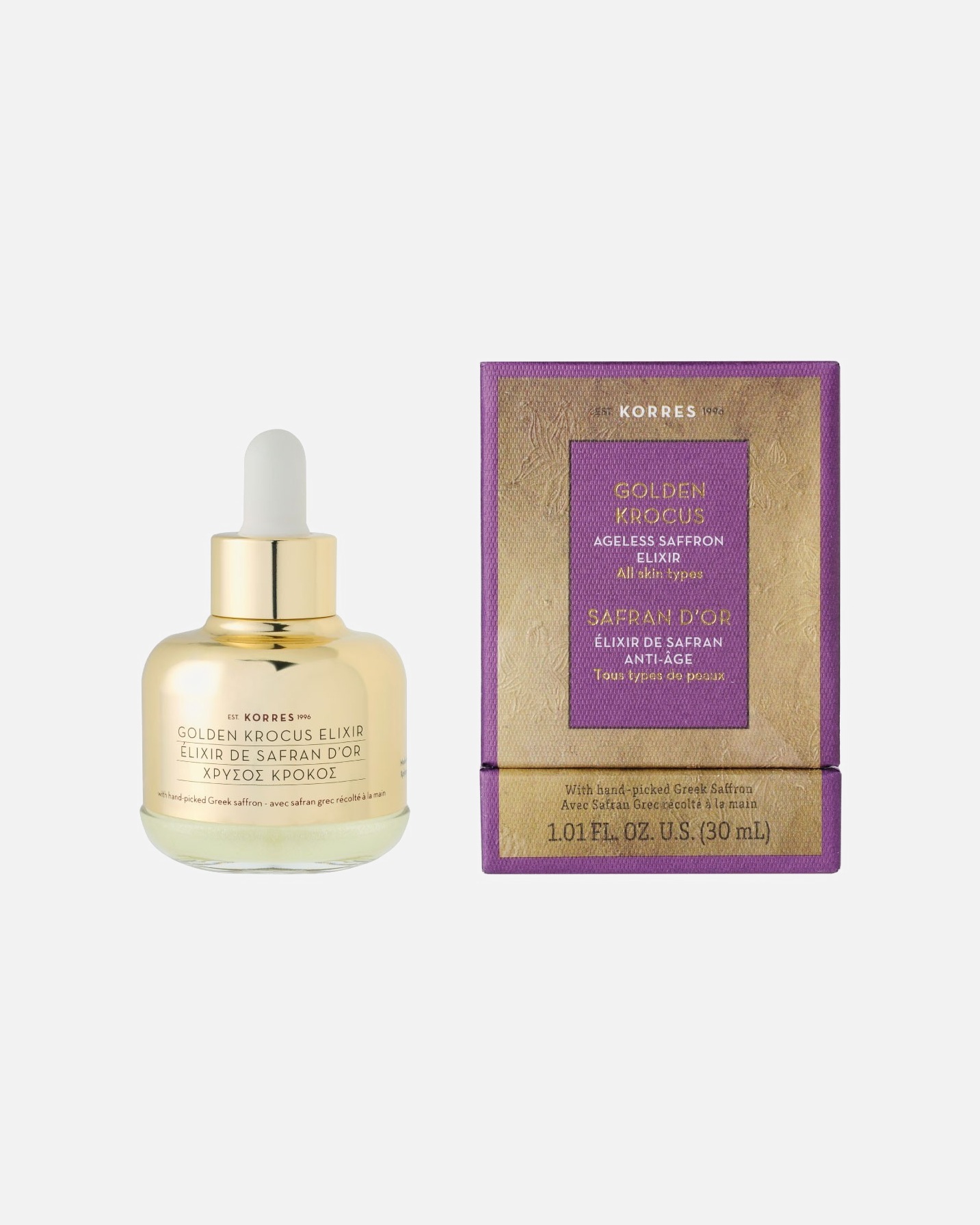 Ser anti-imbatranire pentru Unisex Elixirul anti-îmbătrânire Golden Krocus