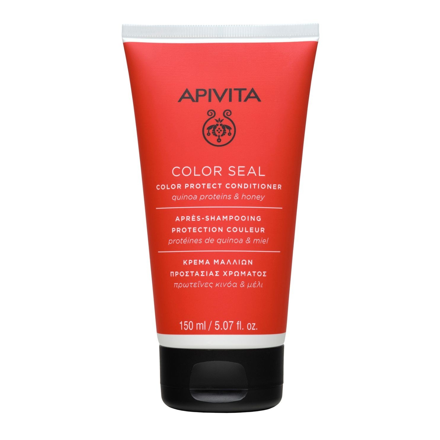 Balsam de par pentru Apivita Color Seal Conditioner With Quinoa Protein and Honey 150 ml