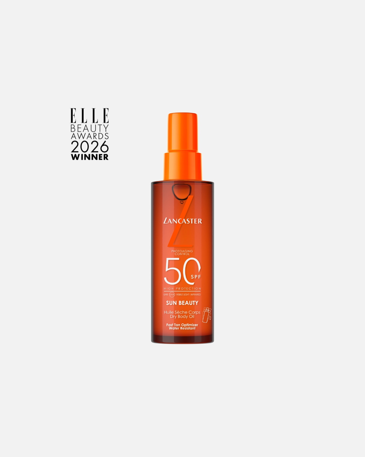 Cremă de protecție solară pentru corp pentru Unisex Lancaster SPF50 Dry Body Oil 150 ml