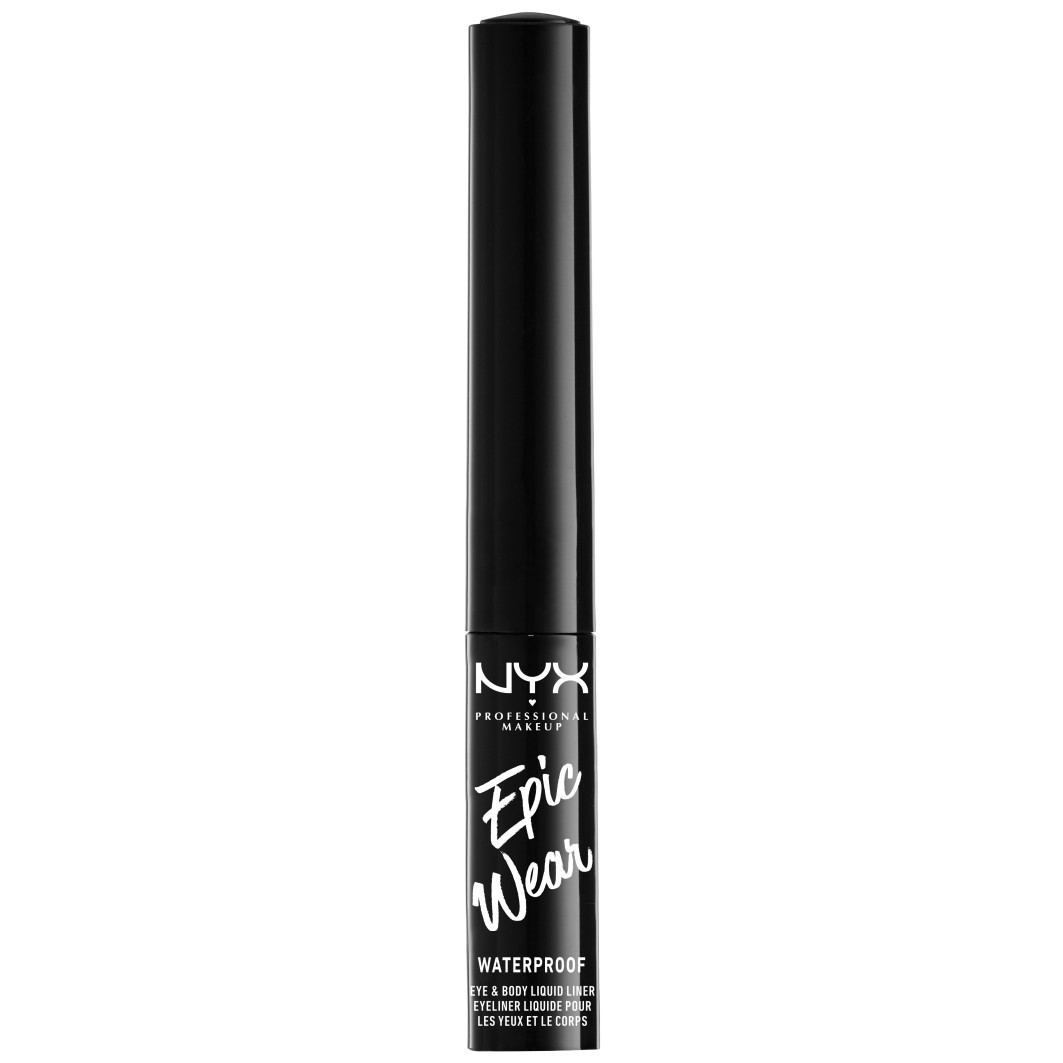 Eyeliner pentru NYX Professional Makeup Epic Wear Metallic Liquid Liner 1 - Black Metal