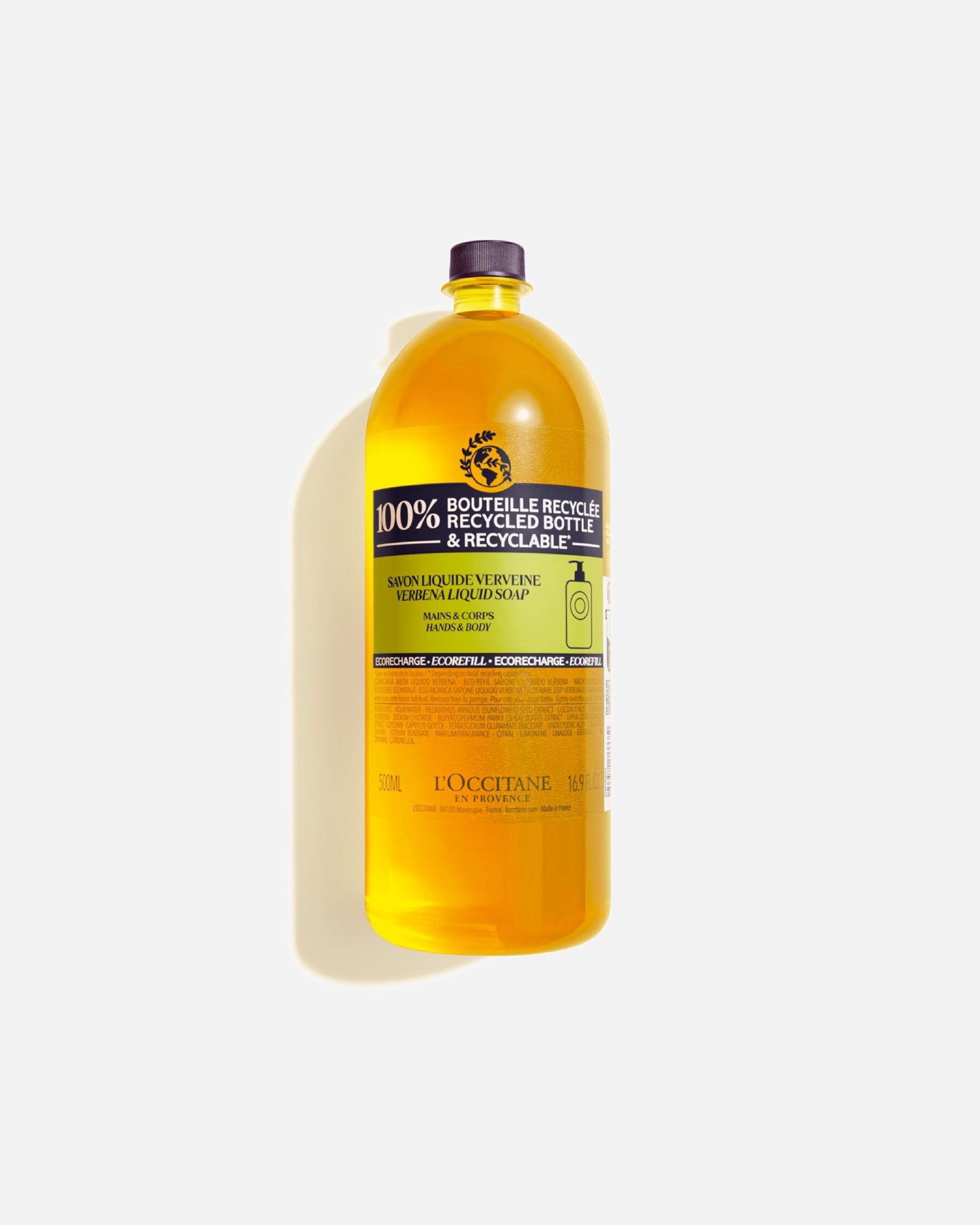 Sapun de maini pentru Unisex L’Occitane Verbene Shea Verbena Hands & Body Liquid Soap 500 ml