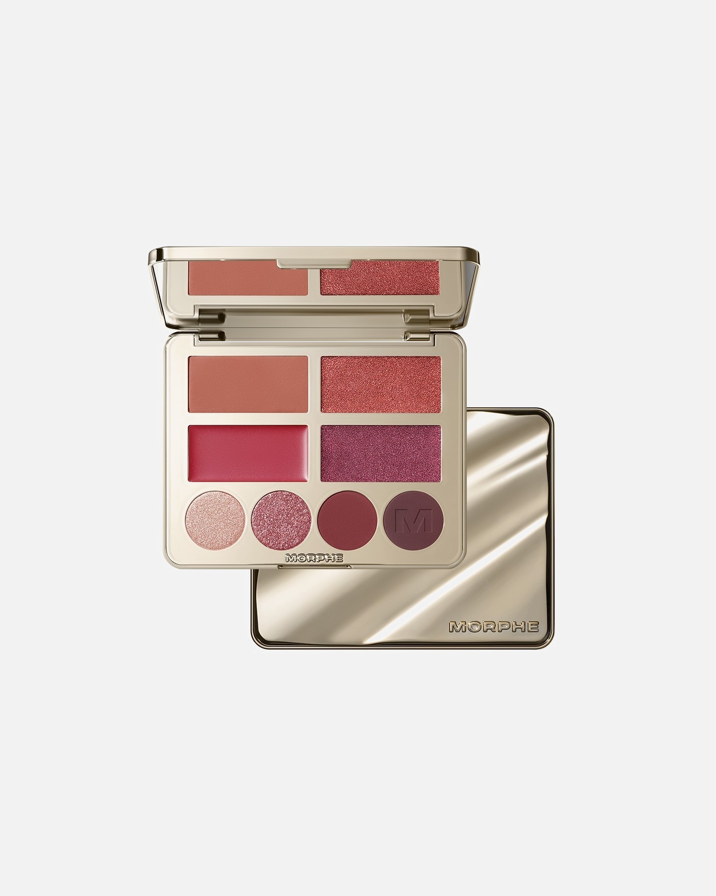 Set machiaj ochi pentru Femei Morphe GLASS HALF FULL FACE & EYE PALETTE 17 g
