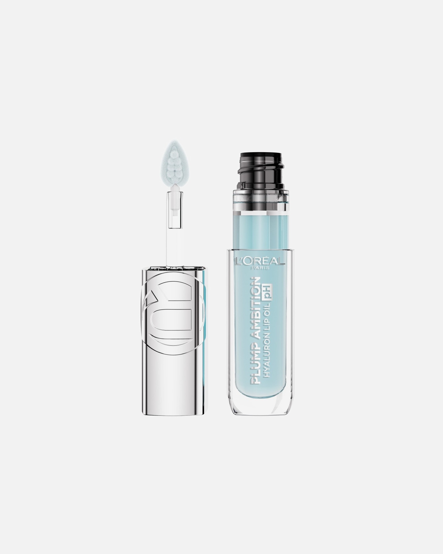 Ulei pentru buze pentru Unisex L’Oréal Paris Plump Ambition pH Hyaluron Lip Oil #113 Cristal Ice