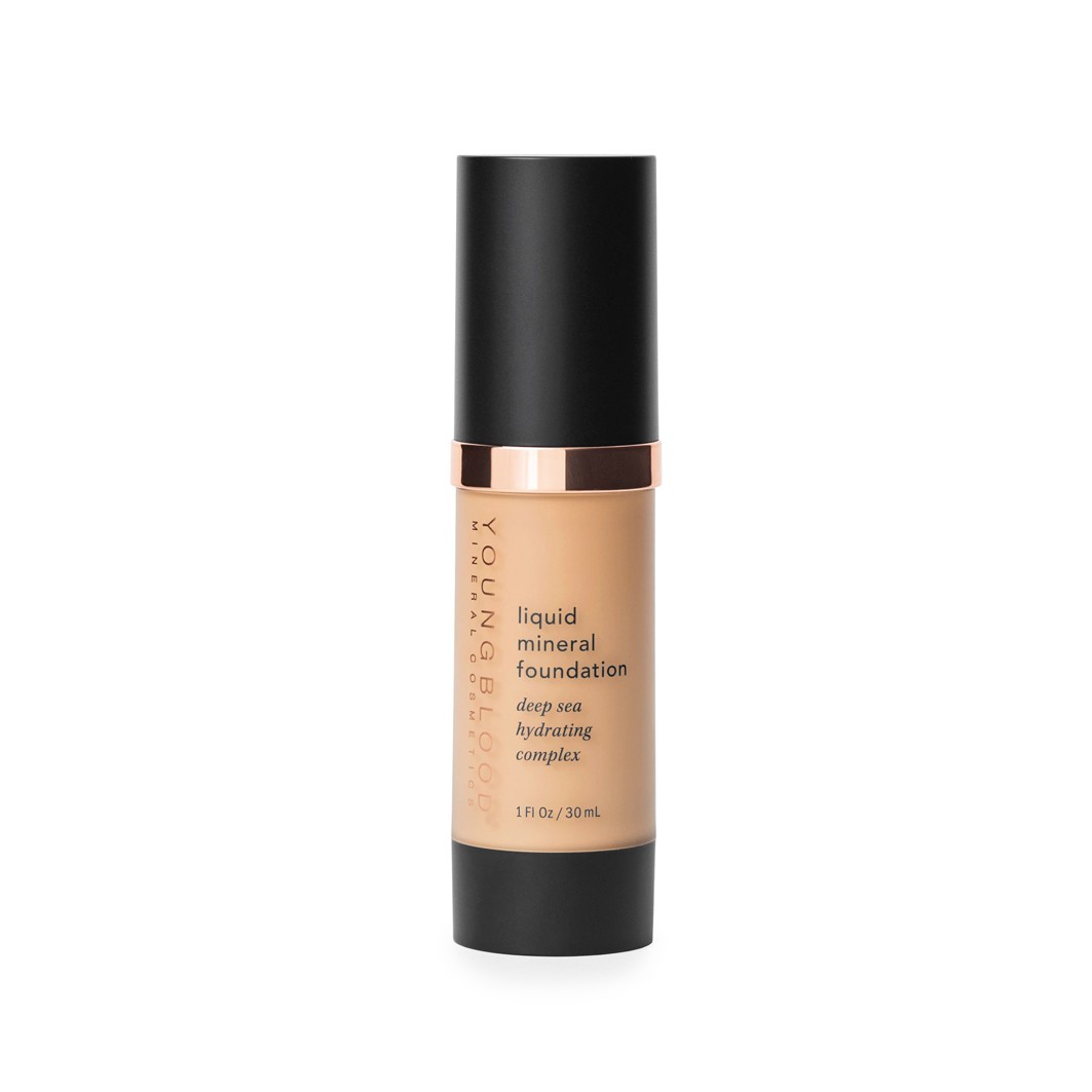 Fond de ten pentru Youngblood Liquid Mineral Foundation Golden Tan
