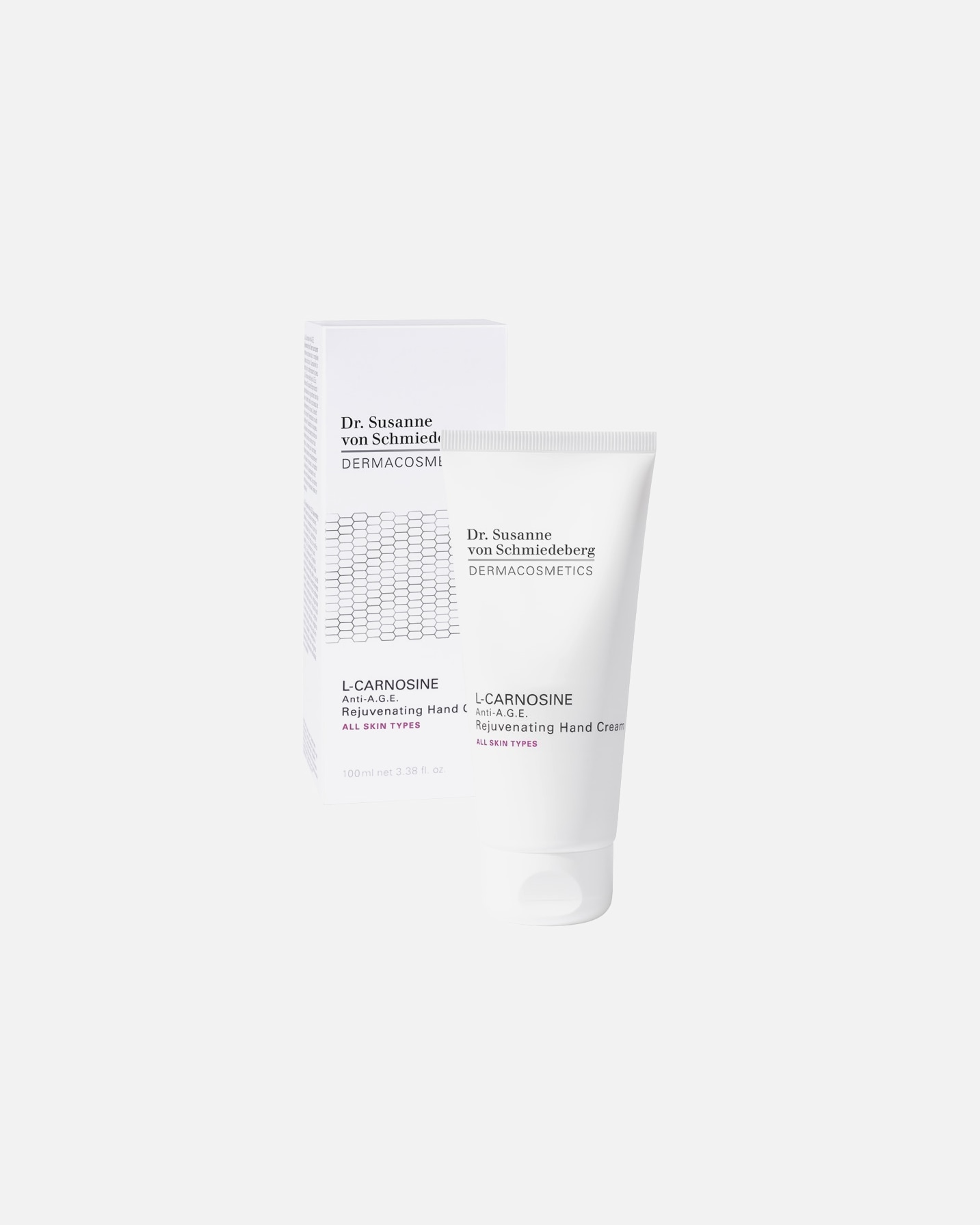 Crema de maini pentru Unisex Dr. Susanne von Schmiedeberg L-Carnosine Anti-AGE Rejuvenating Hand Cream 100 ml
