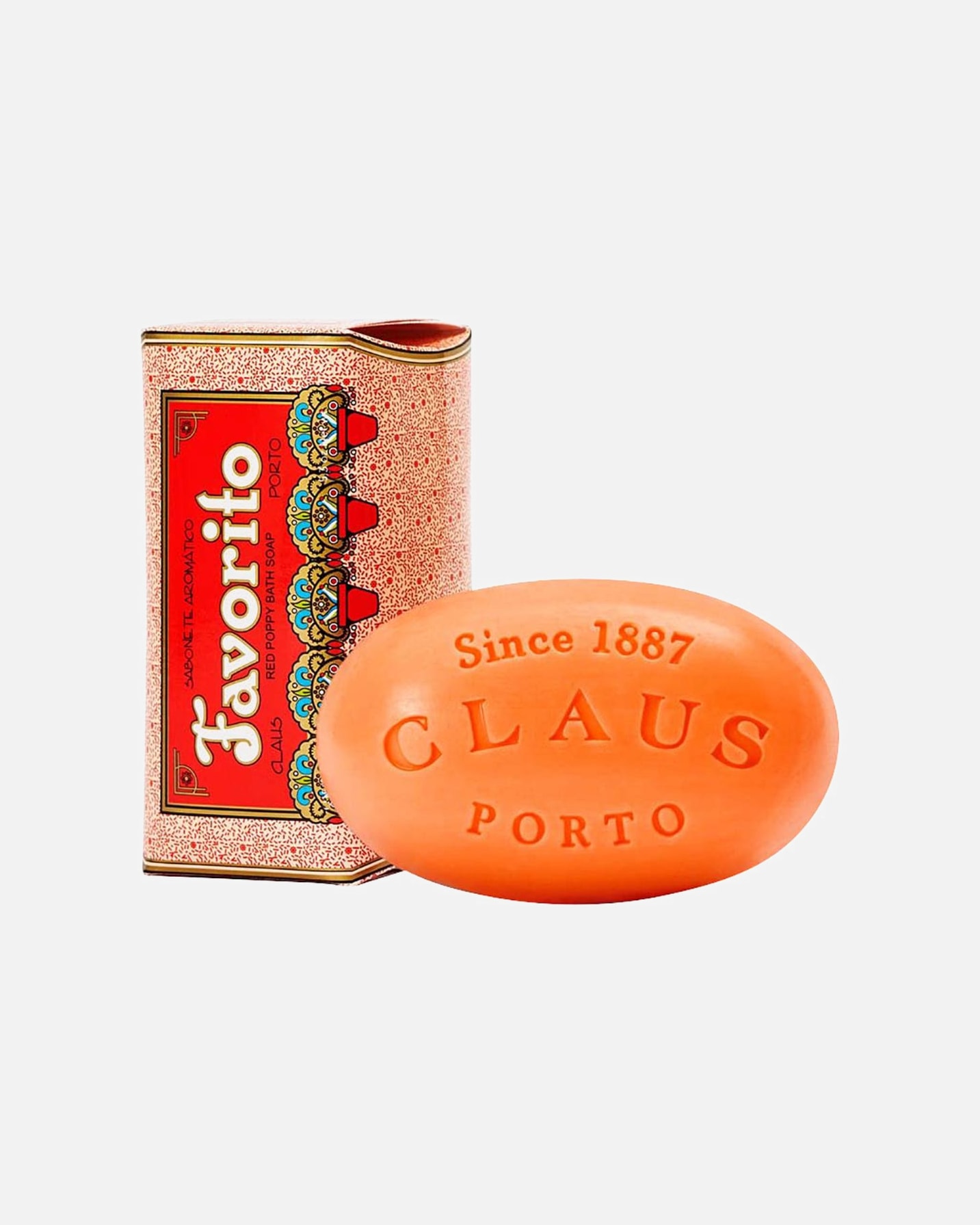 Sapun de corp pentru Unisex Claus Porto Favorito Red Poppy Soap 150 g