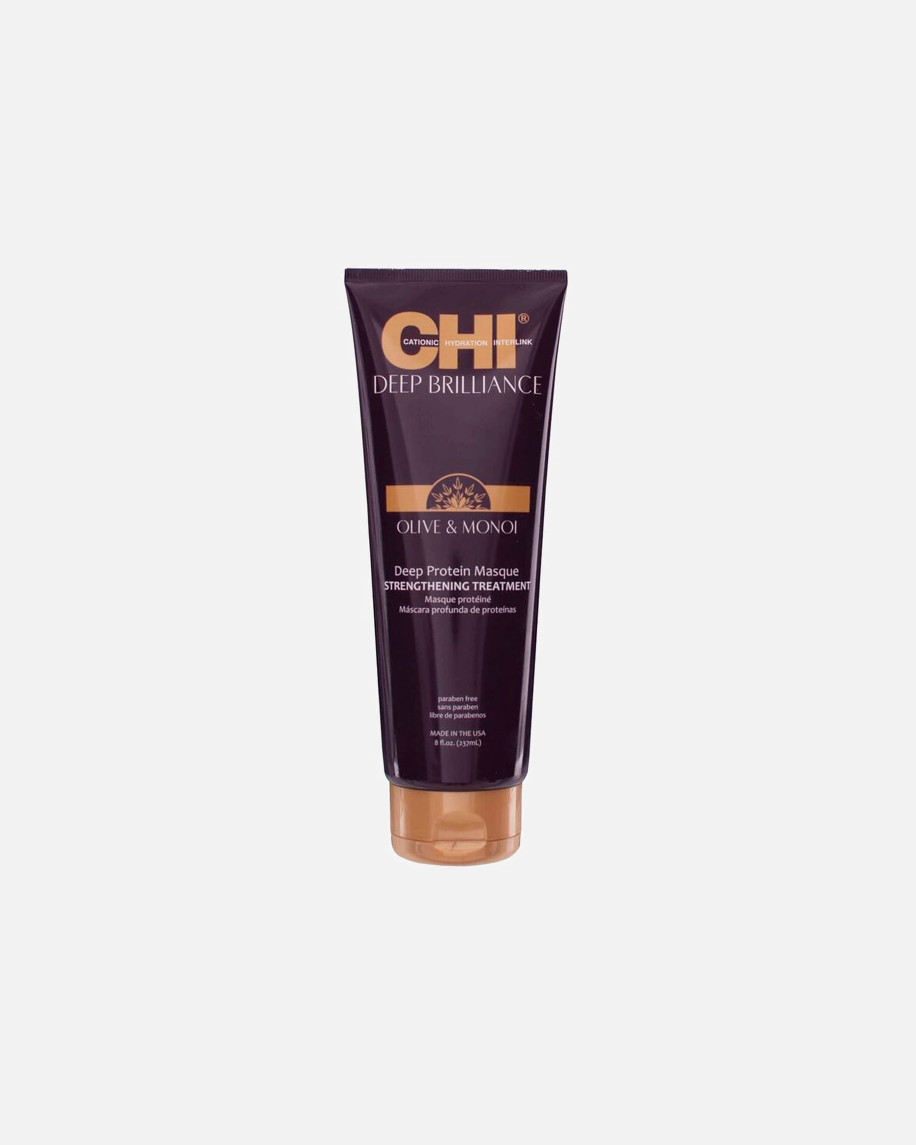 Tratament pentru par pentru Unisex CHI Deep Brilliance Olive & Monoi Optimum Moisture Masque 237 ml