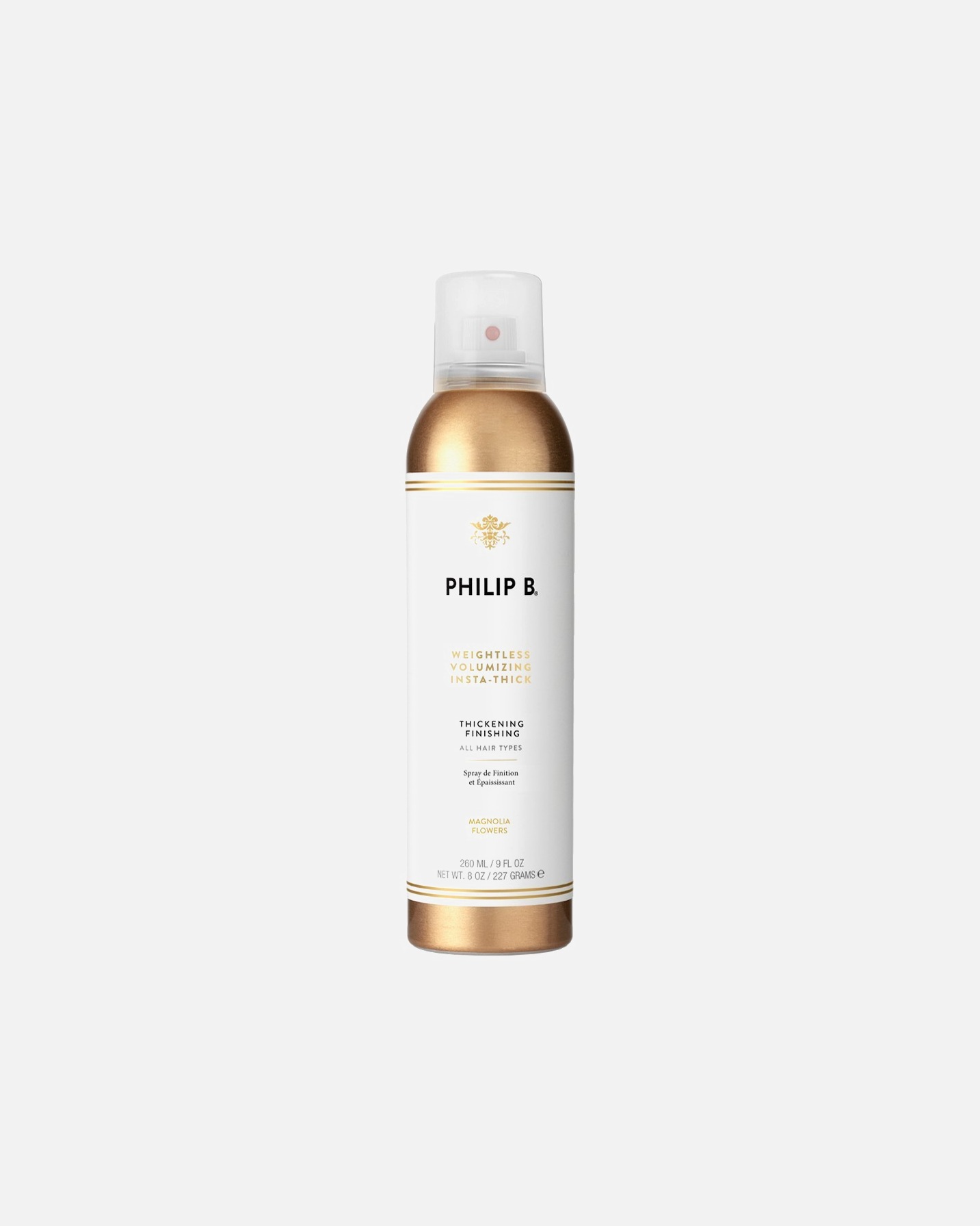 Spray volum pentru Unisex Philip B. Weightless Volumizing Insta Thick 260 ml