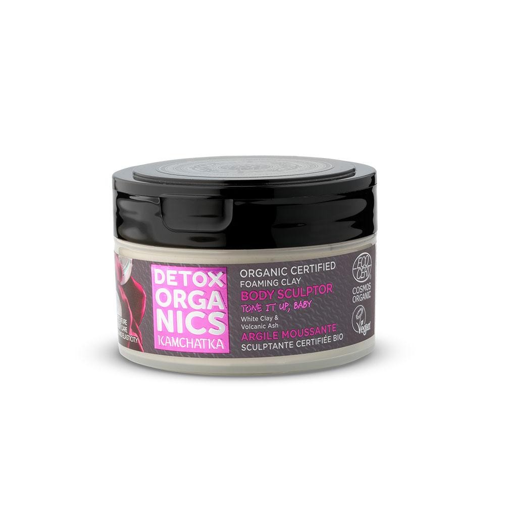 Peeling corporal pentru Natura Siberica Foaming Clay Body 200 ml